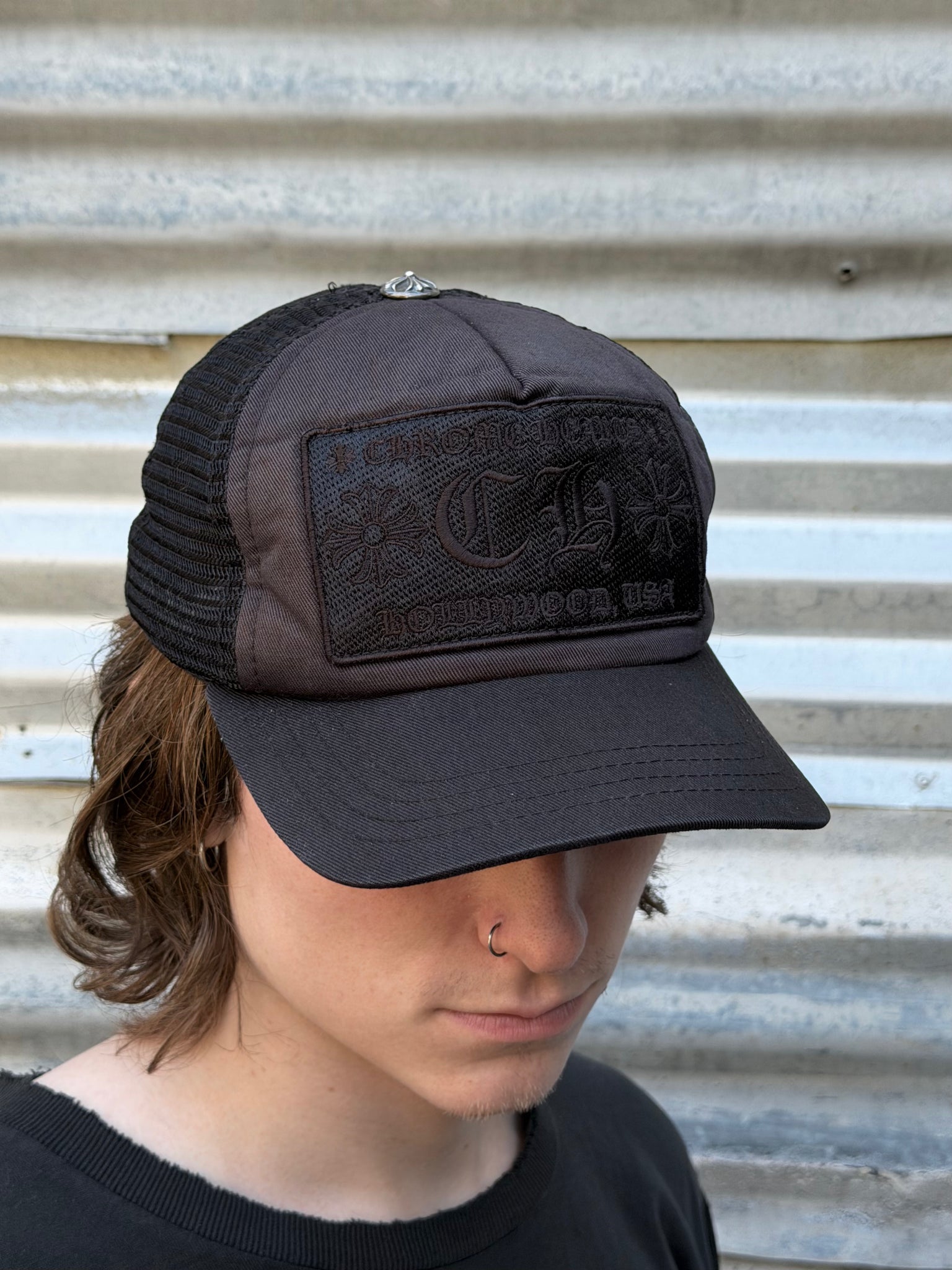 2000S CHROME HEARTS CHOCOLATE HAT