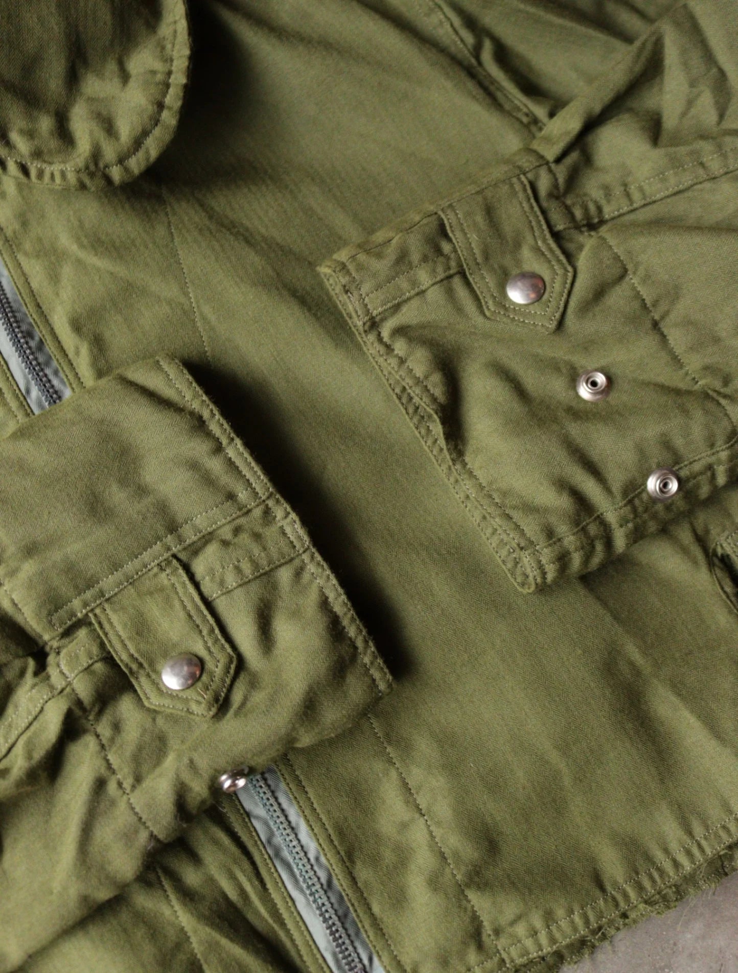 1990S GREEN MILITARY JACKET