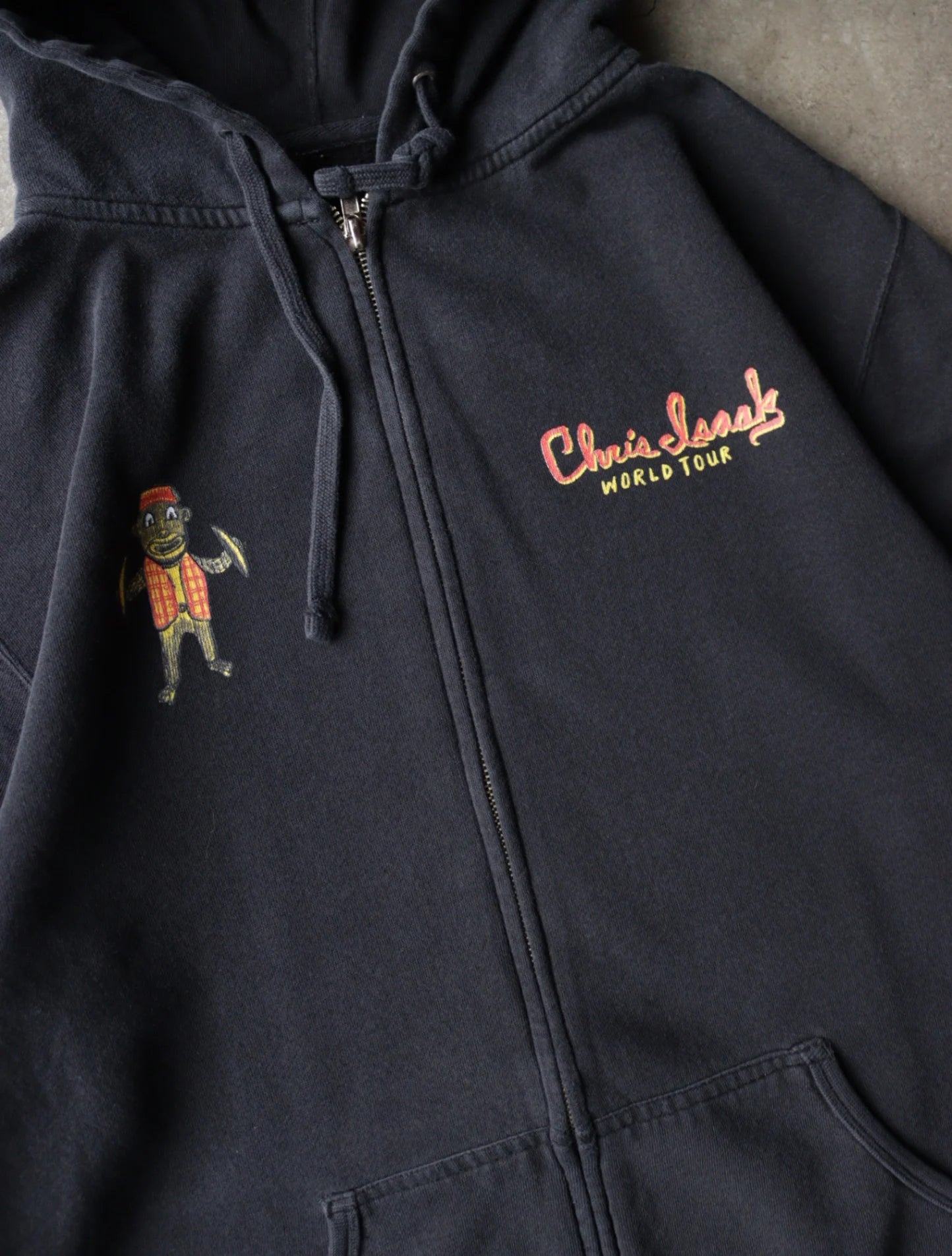 2000S CHRIS ISAAK HOODED ZIP UP SWEATSHIRT