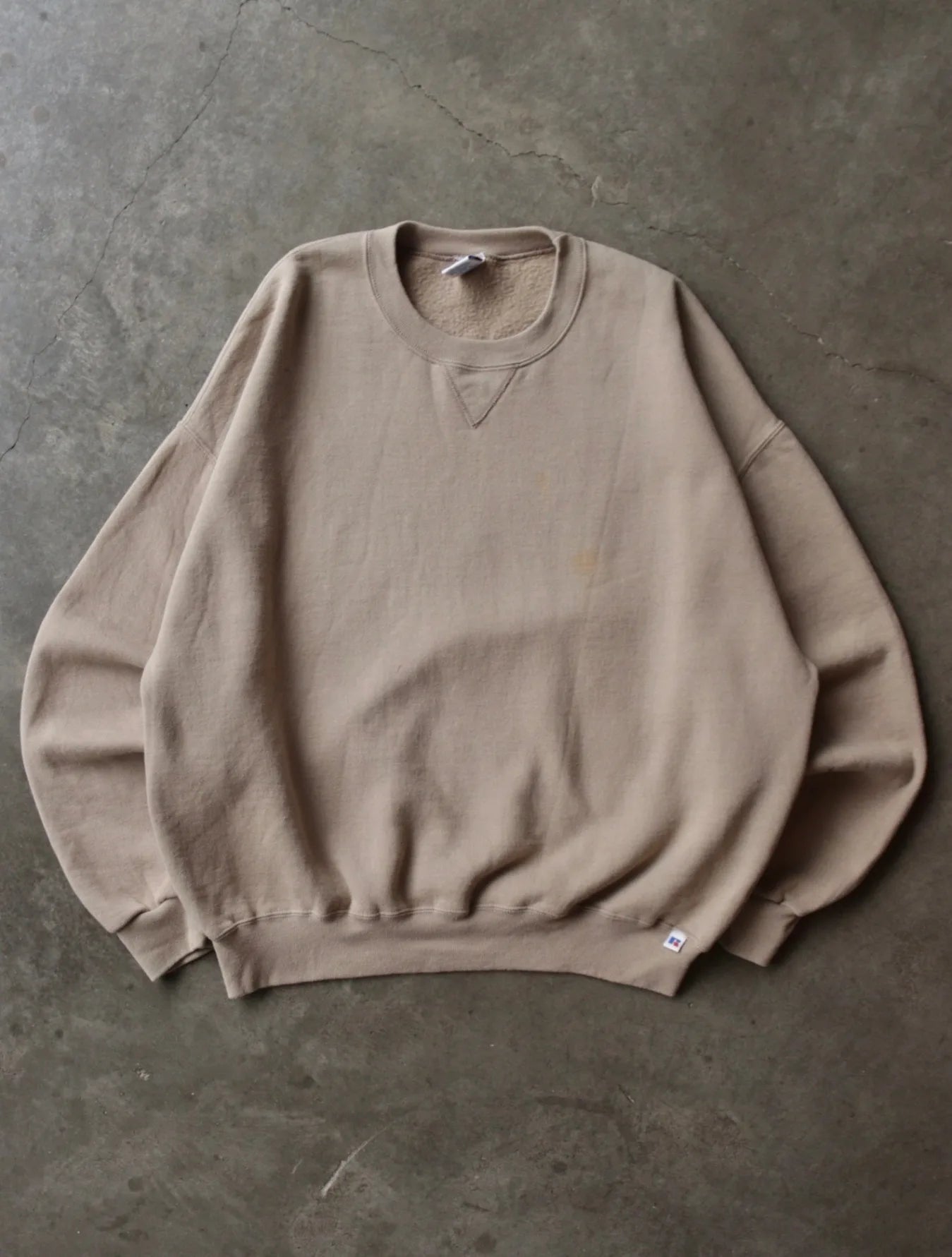 1990S RUSSELL TAN SWEATSHIRT