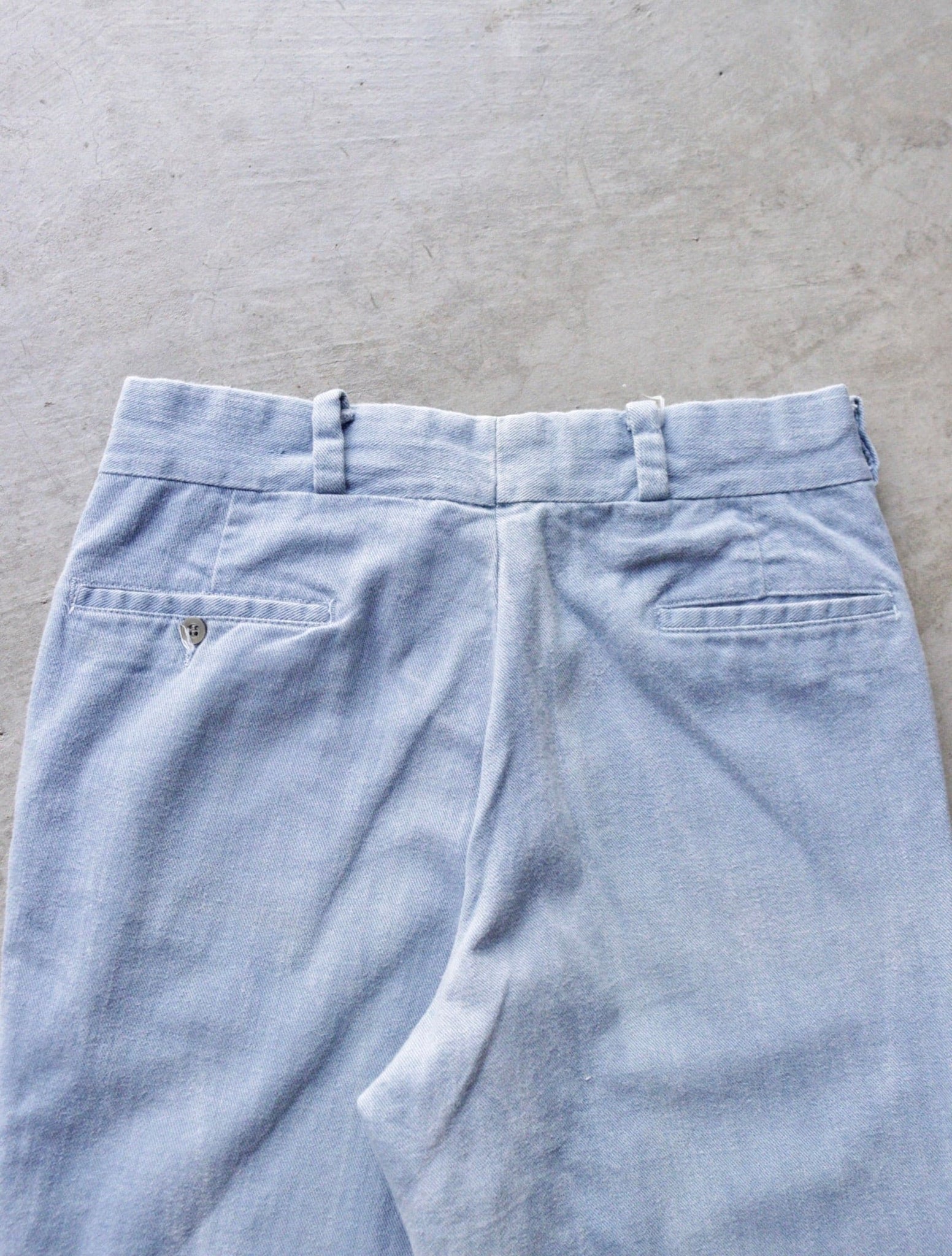 1970S FLARED FADED COTTON PANTS