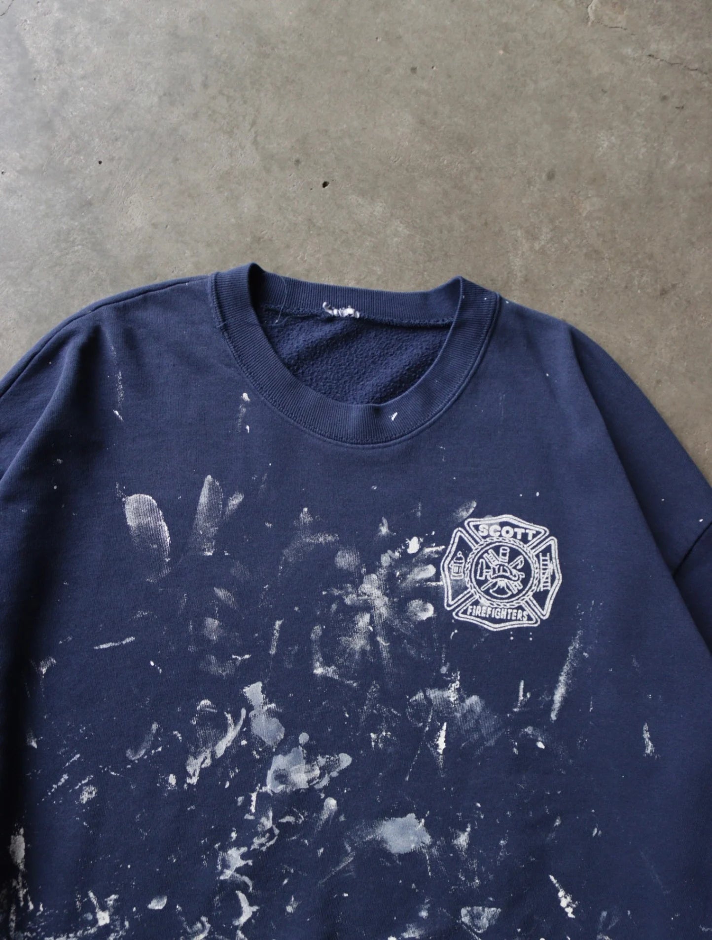 1990S PAINTER BLUE SWEATSHIRT