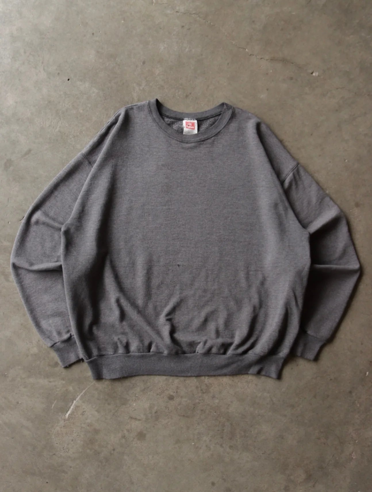 1990S FADED GRAY HANES SWEATSHIRT