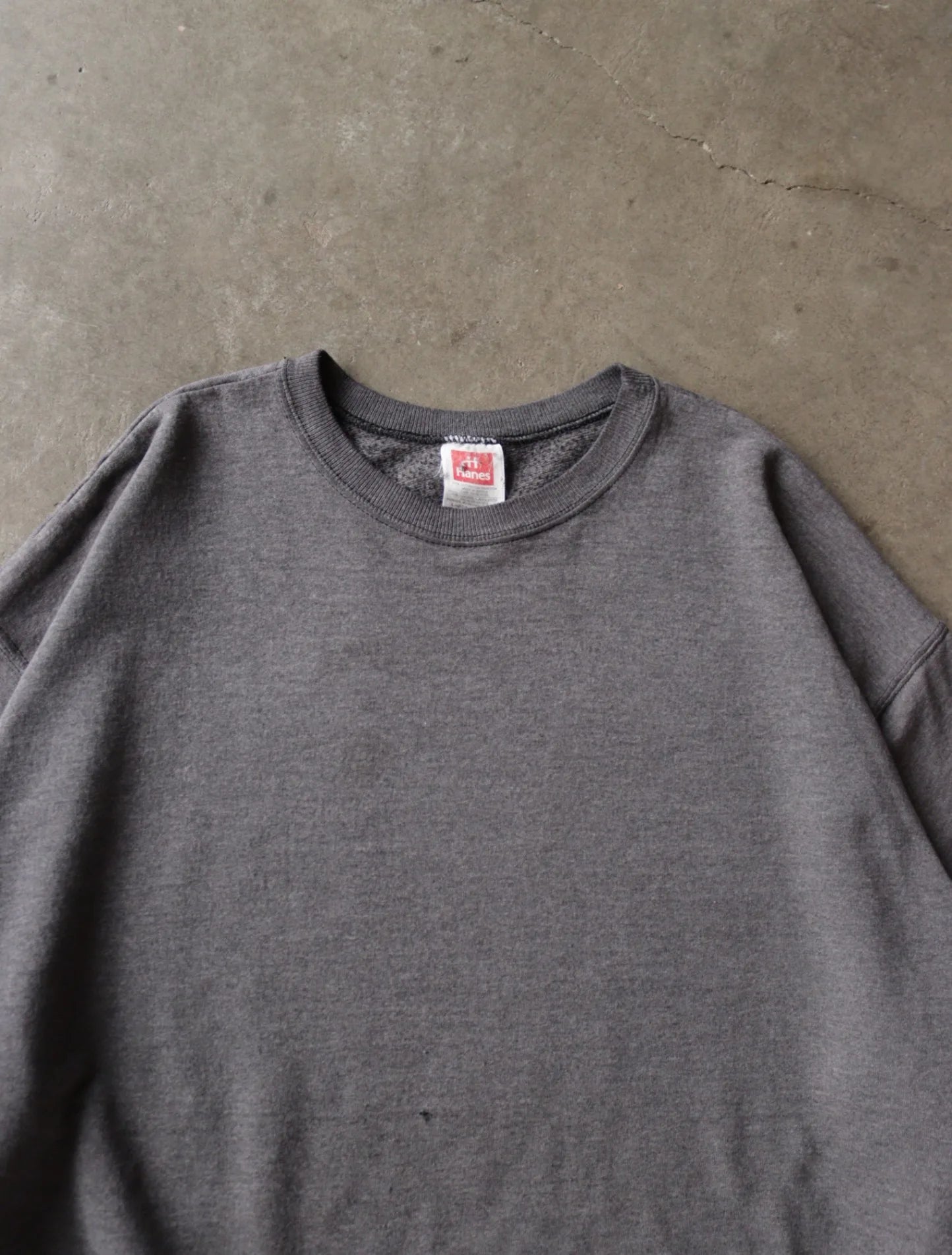 1990S FADED GRAY HANES SWEATSHIRT