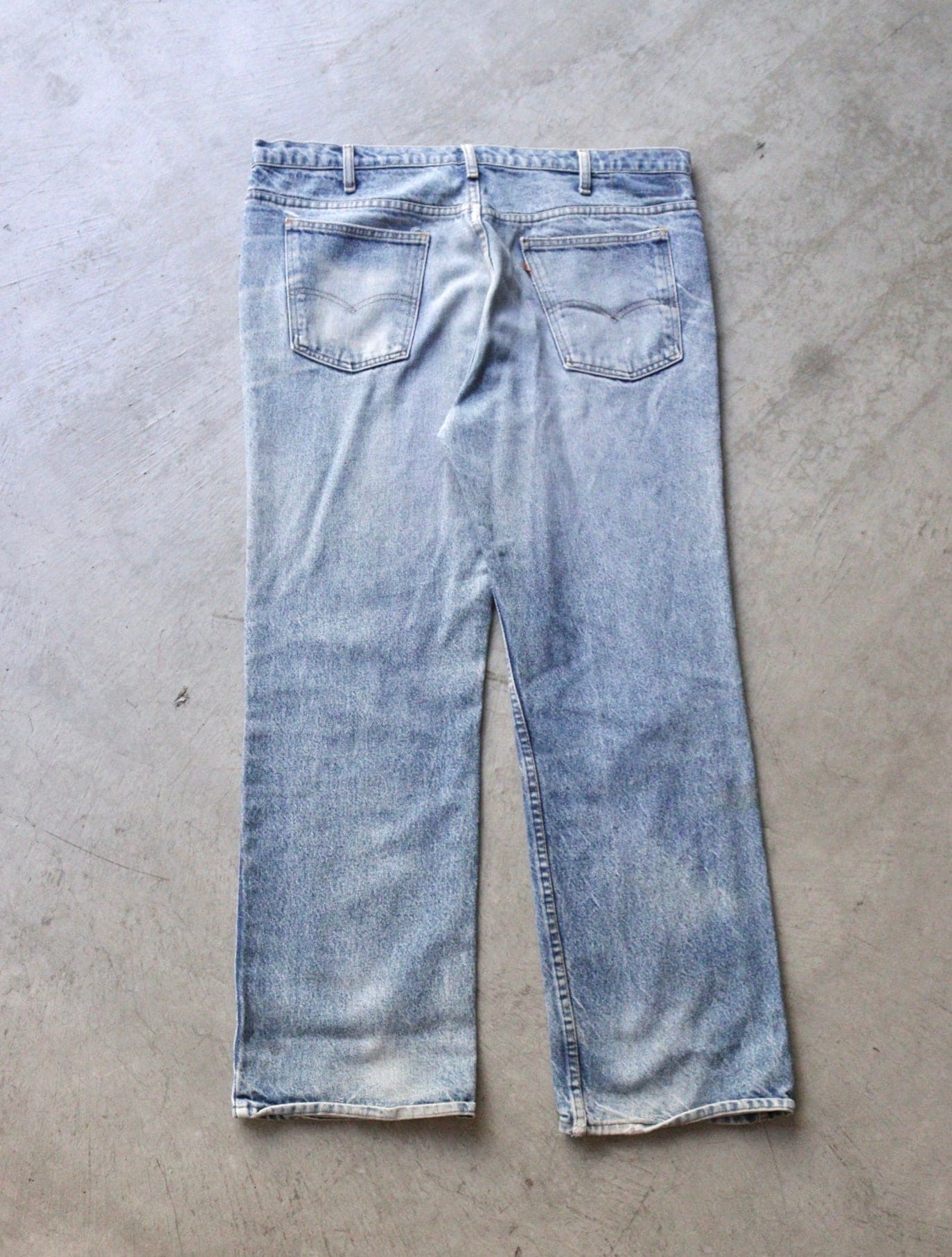 1980S FADED ORANGE TAB LEVI'S 517 DENIM PANTS