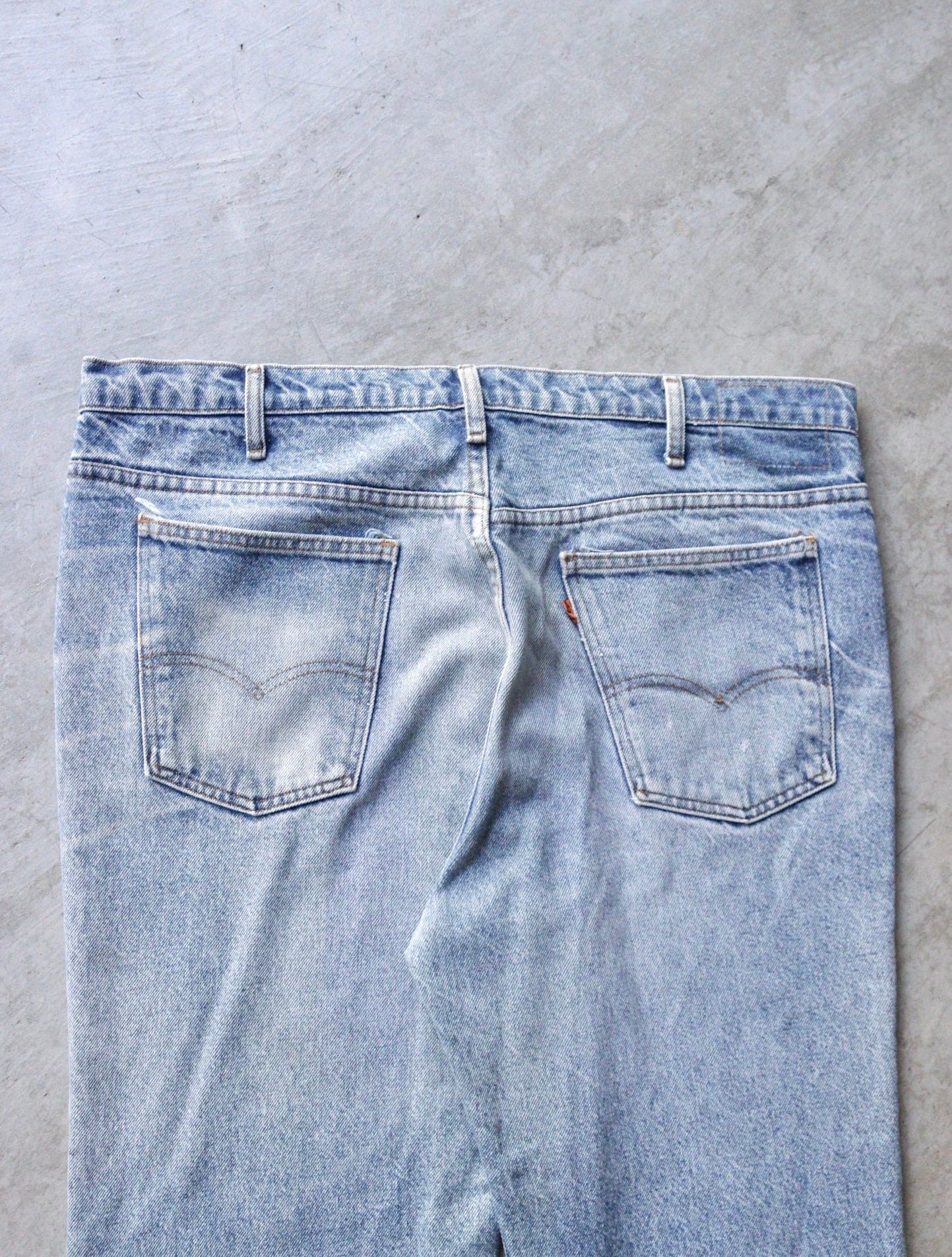 1980S FADED ORANGE TAB LEVI'S 517 DENIM PANTS