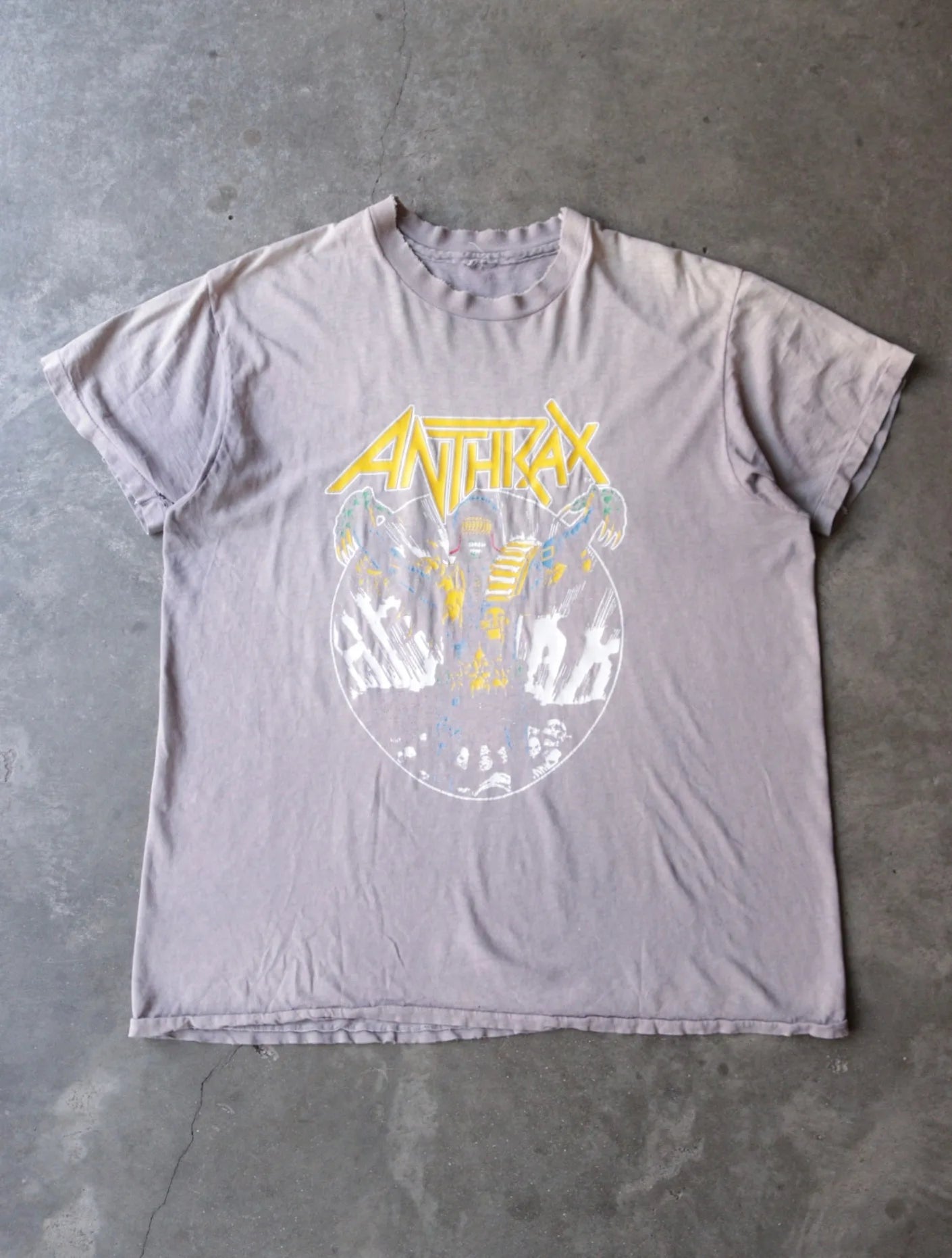 190S ANTHRAX FADED TEE