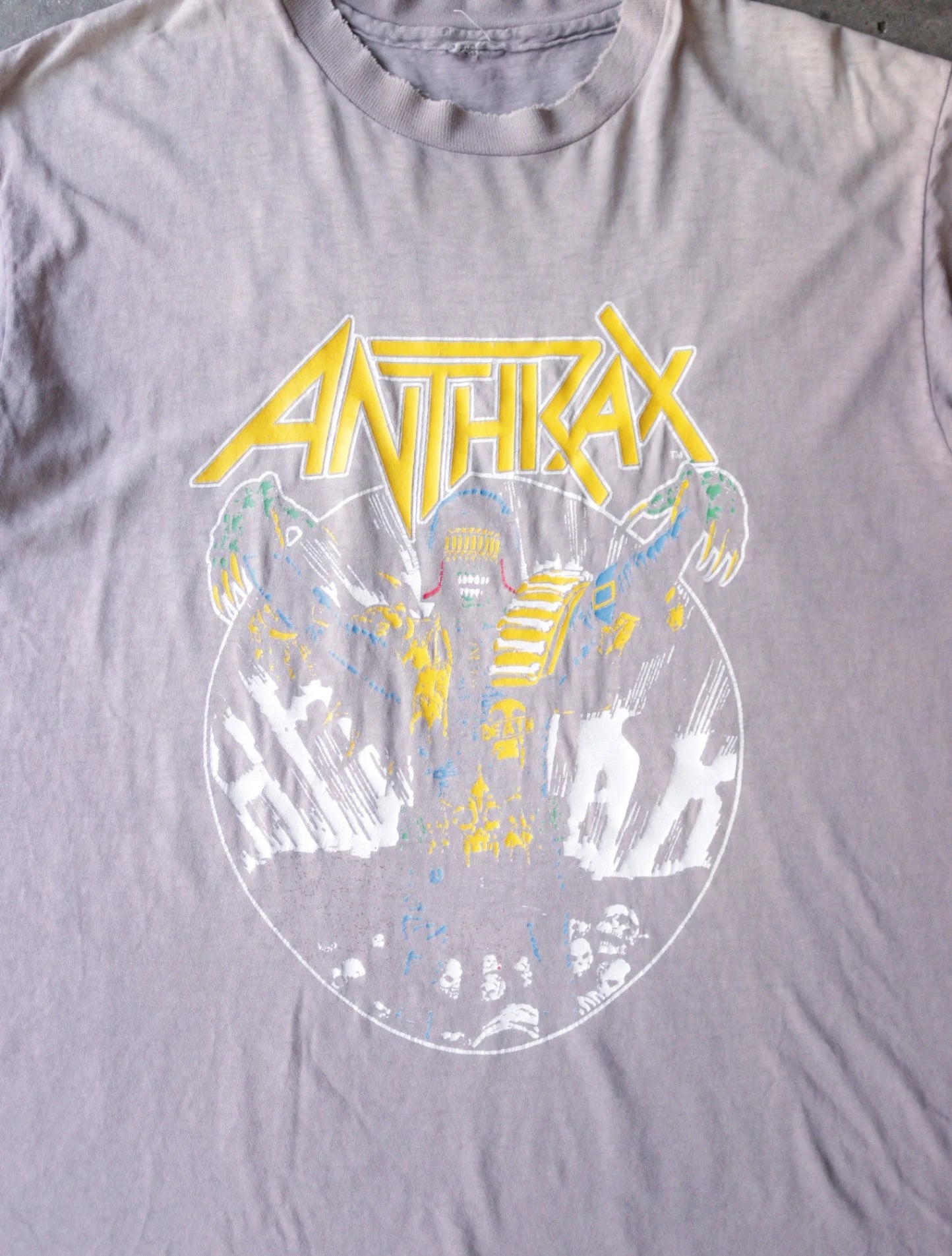 190S ANTHRAX FADED TEE