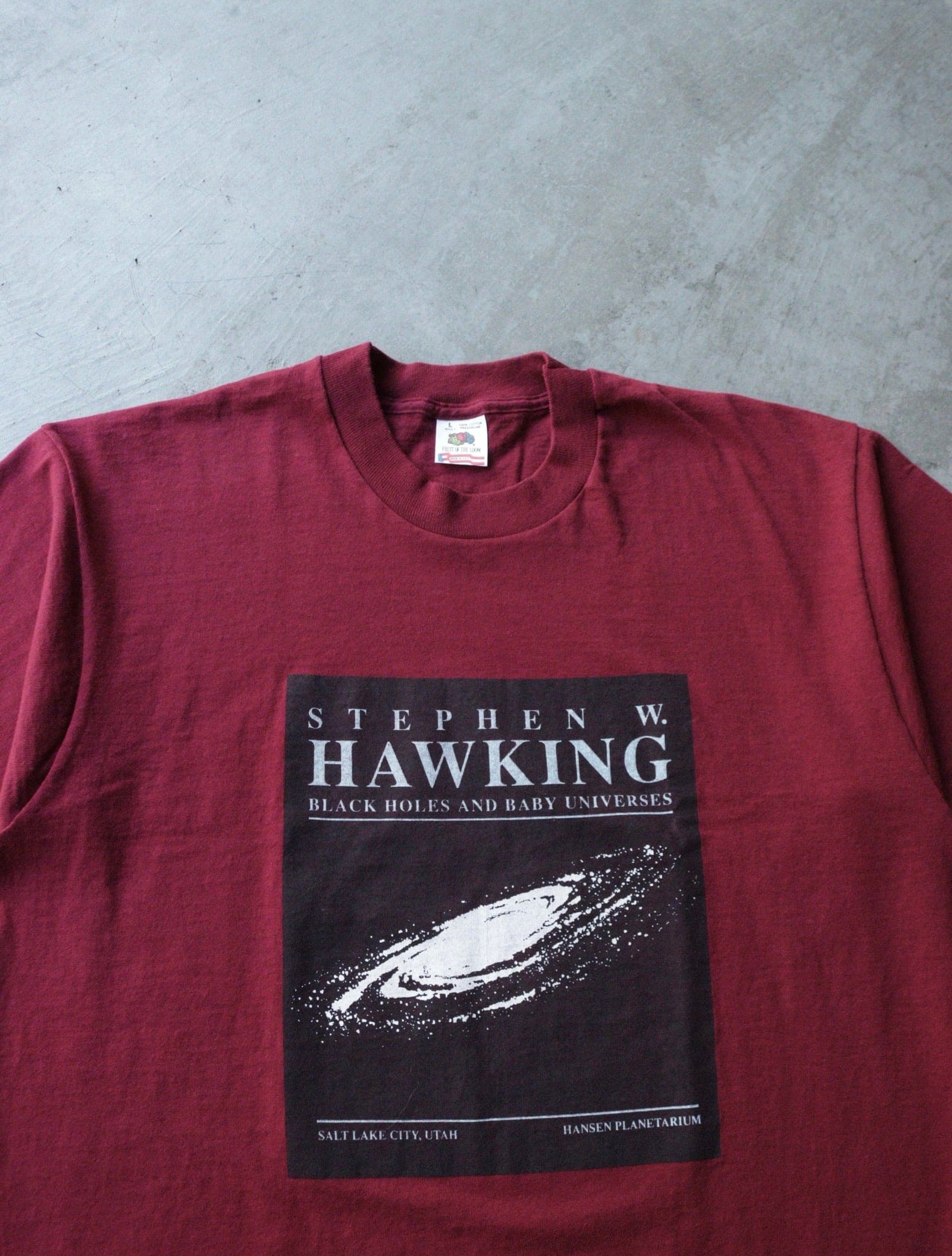 1990S STEPHEN HAWKING BOOK TEE