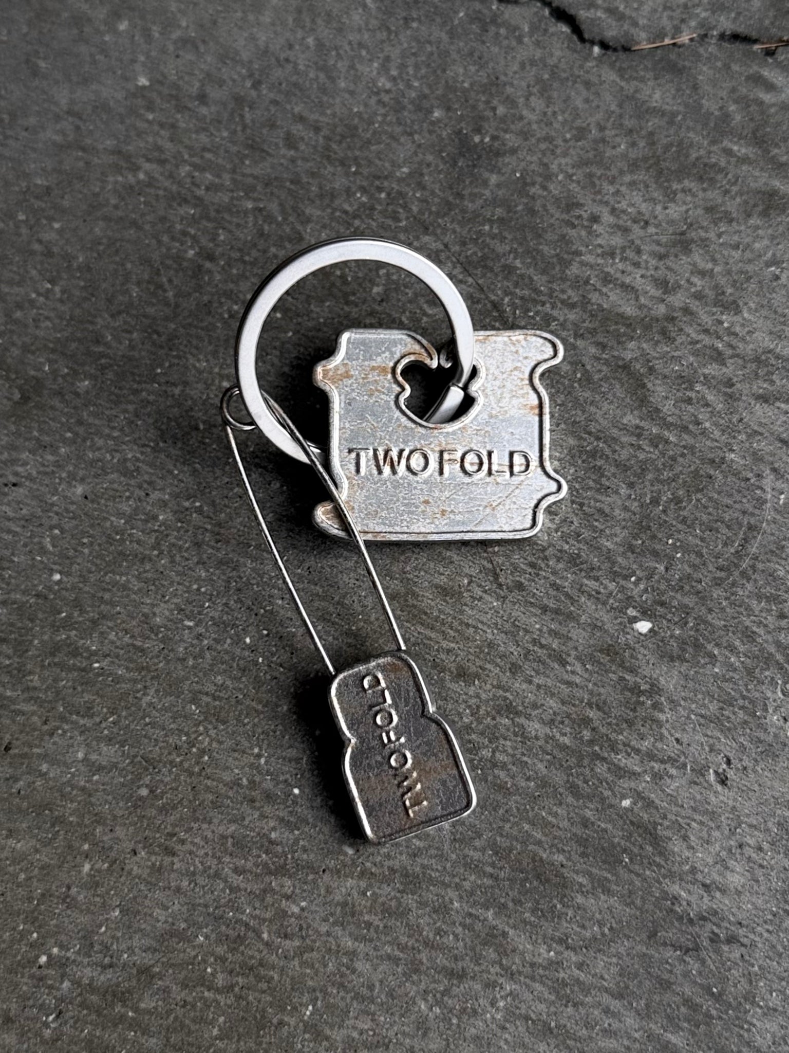 TWO FOLD METAL CHARMS