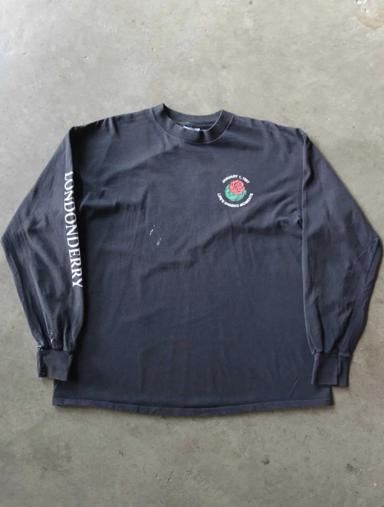 1990S ROSE L/S TEE