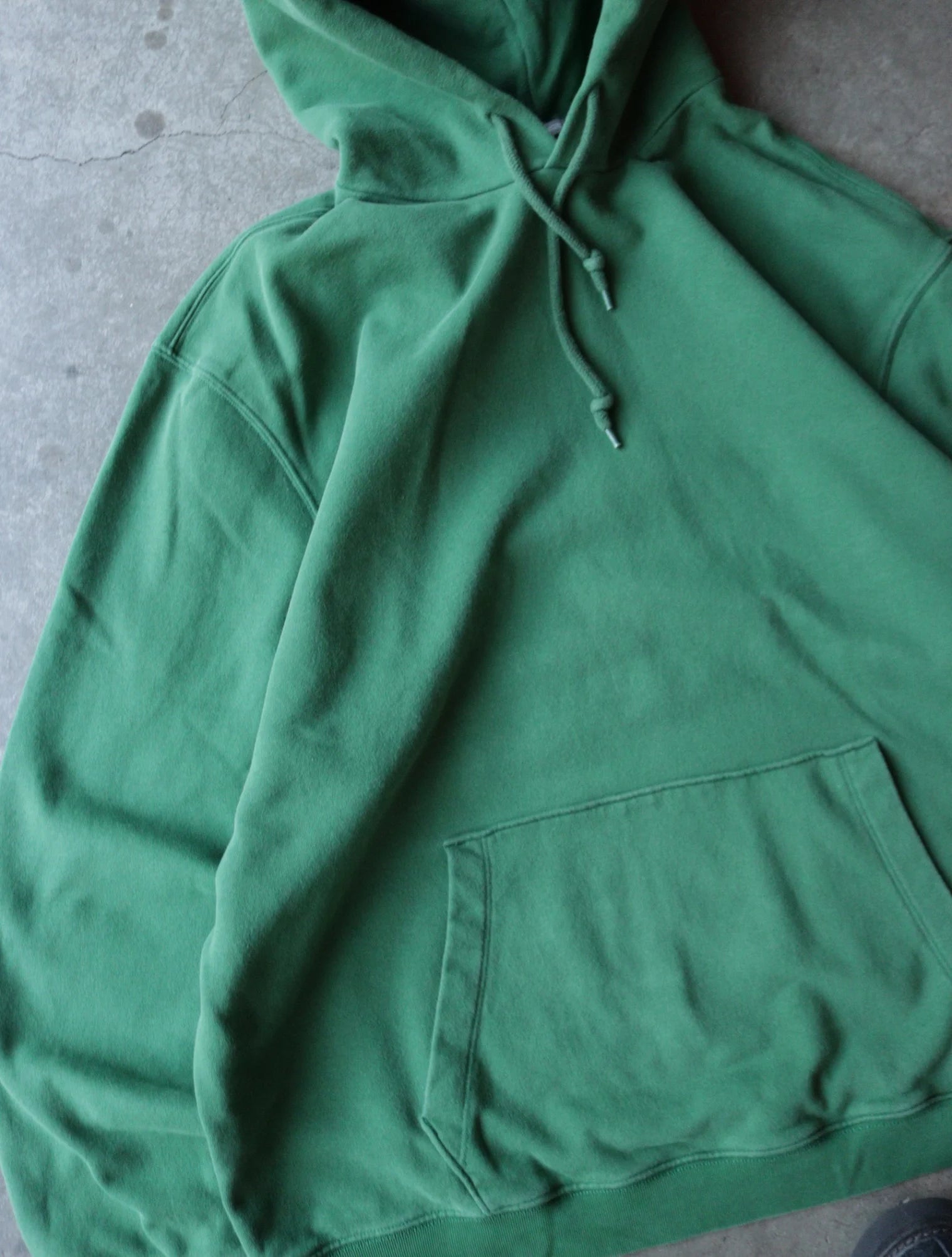 2000S GREEN HOODED SWEATSHIRT