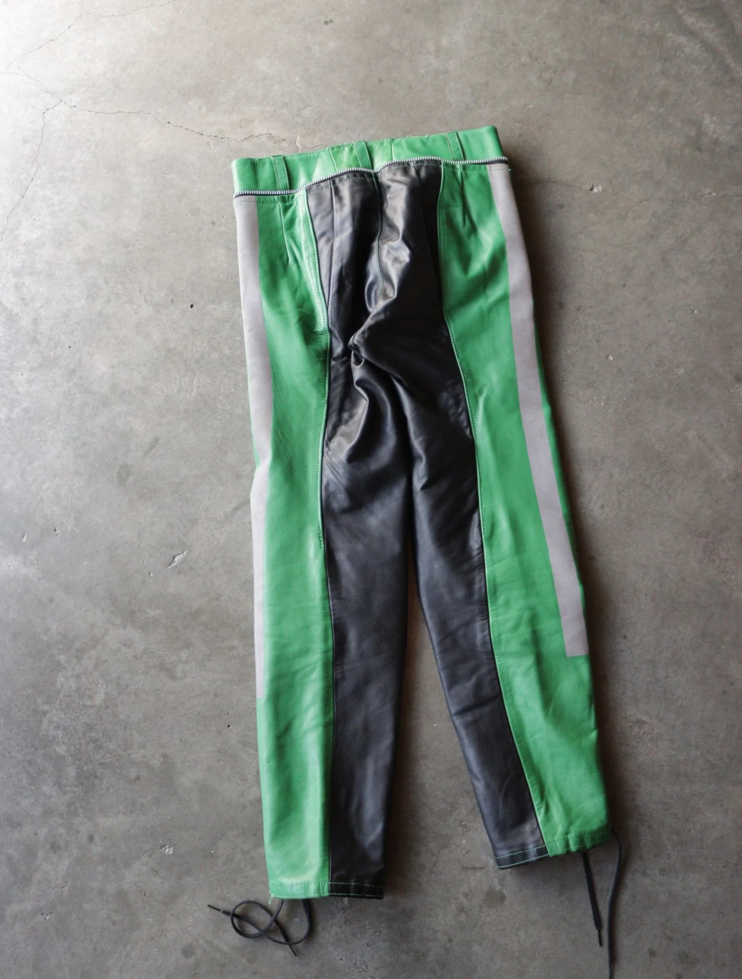 1990S POLIZEI LEATHER PANTS