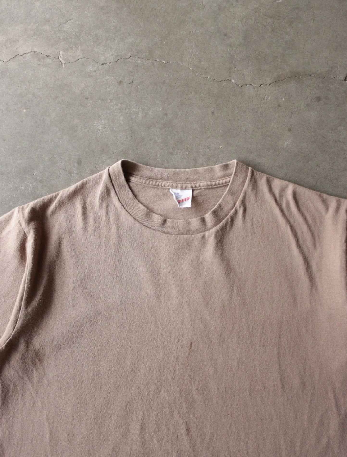 1980S BLANK BROWN TEE