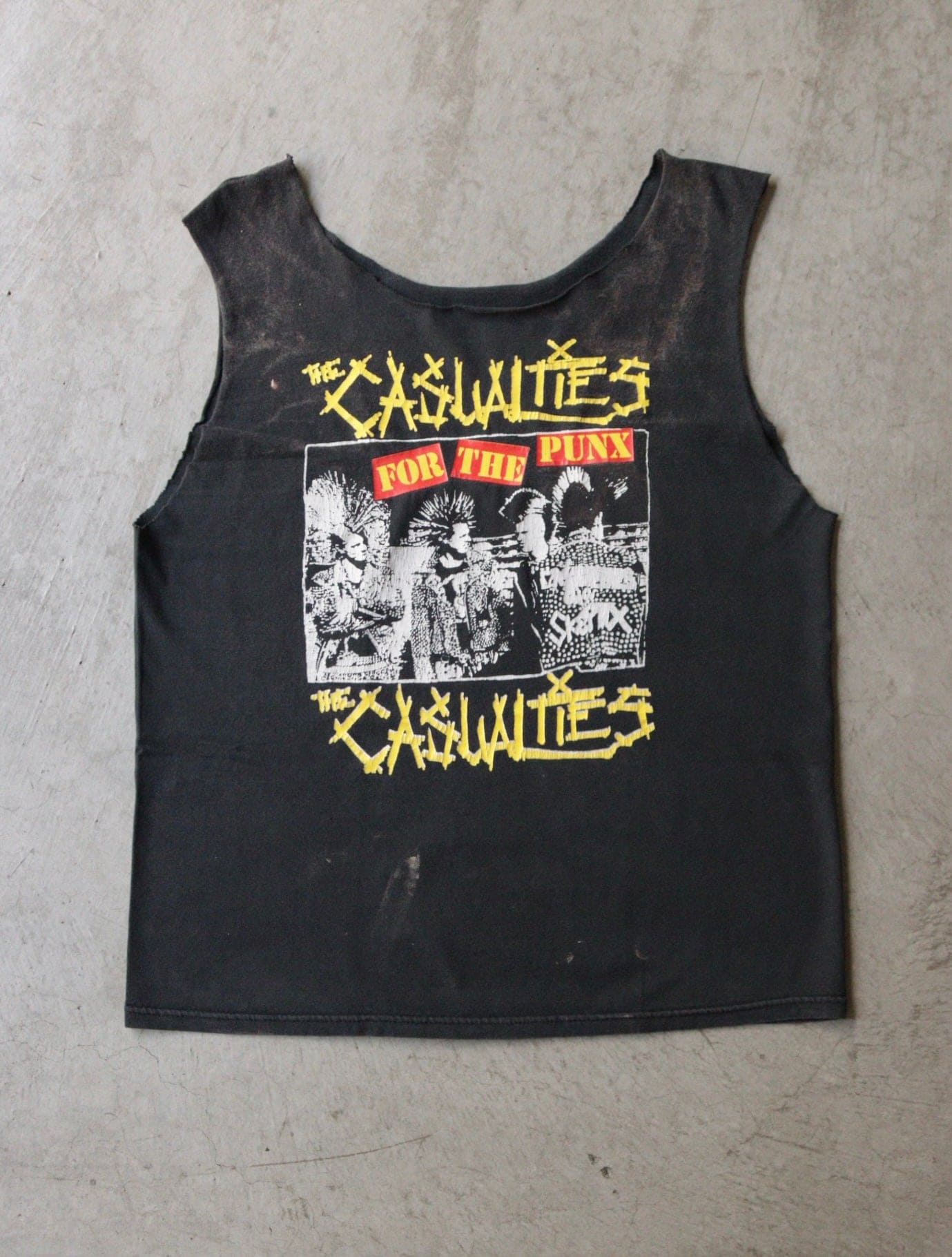 2000S CHOPPED THE CASUALTIES BAND TANK TOP