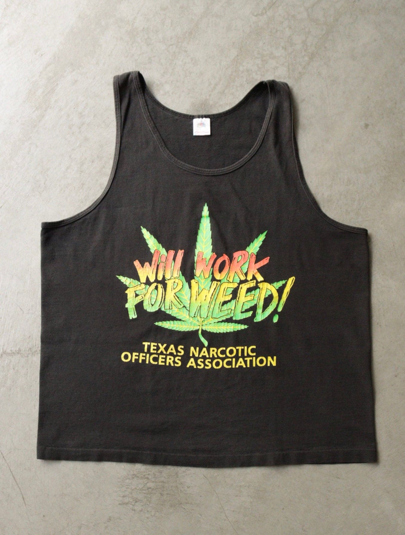 1990S WILL WORK FOR WEED TANK TOP