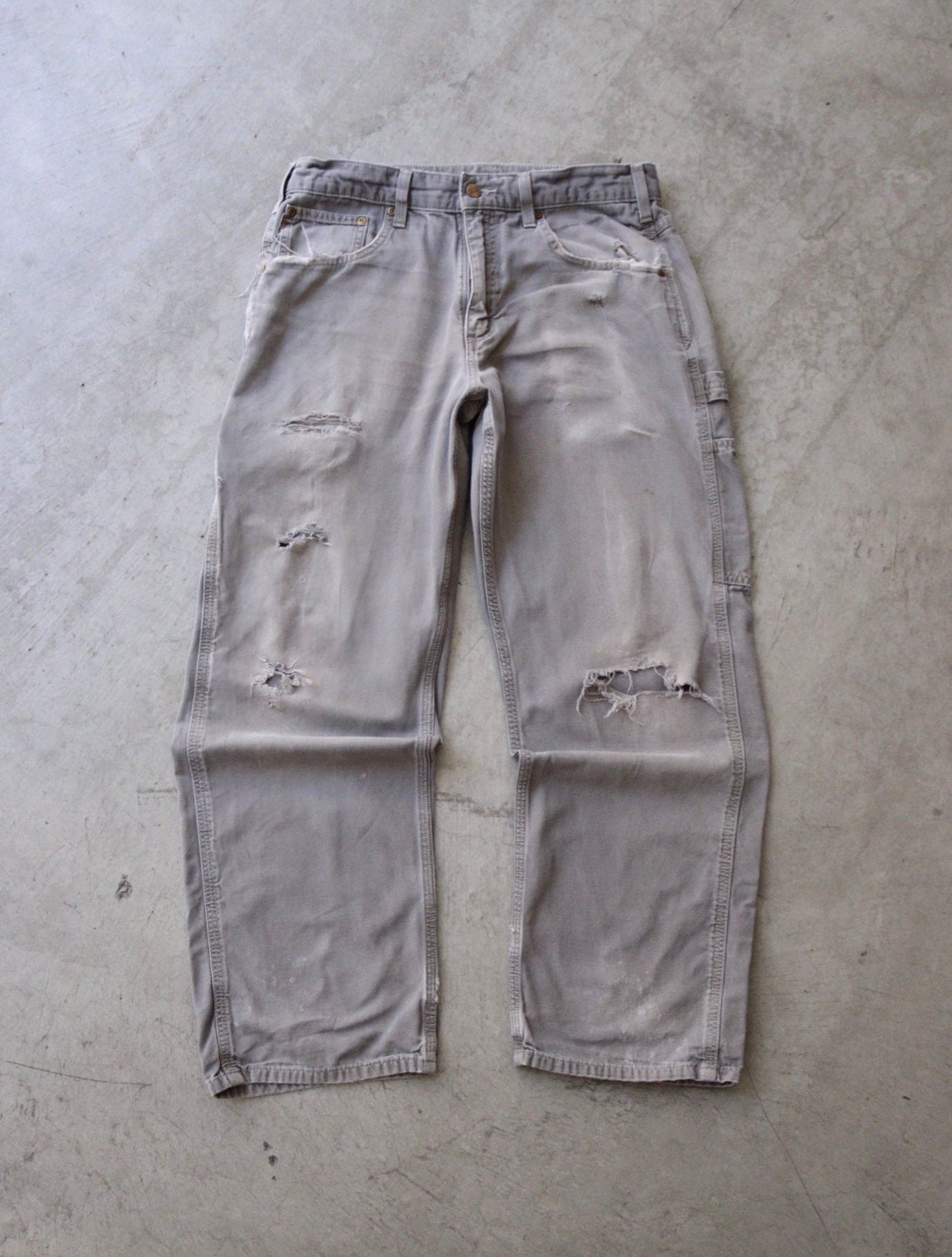 CARHARTT DISTRESSED CARPENTER PANTS