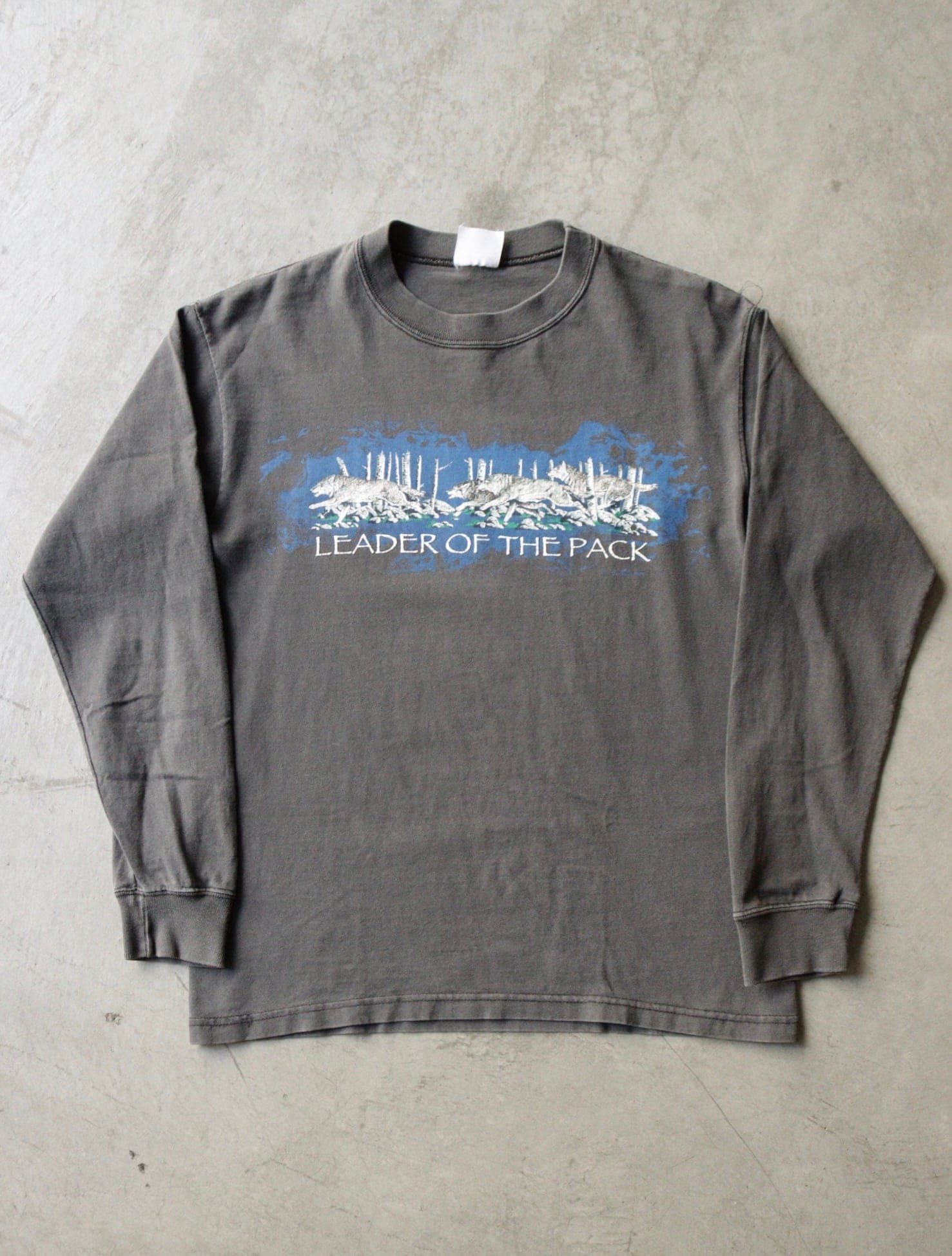 1990S FADED LEADER OF THE PACK L/S TEE