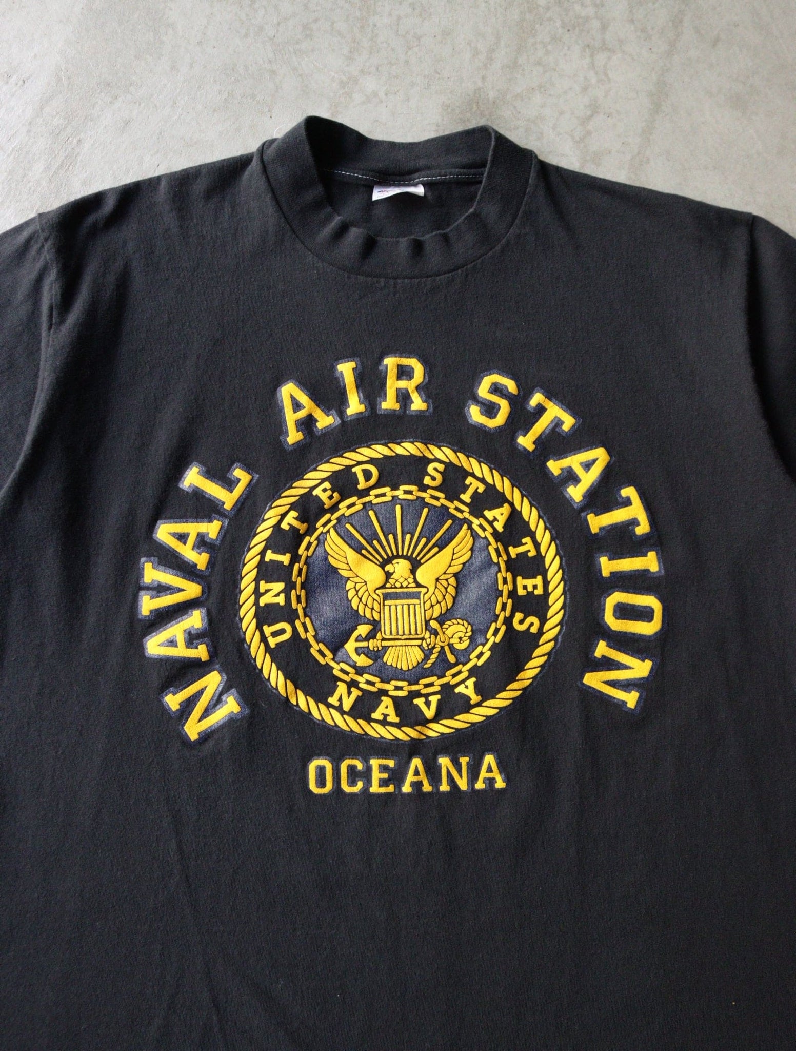 1990S OVERDYED NAVAL AIR STATION TEE
