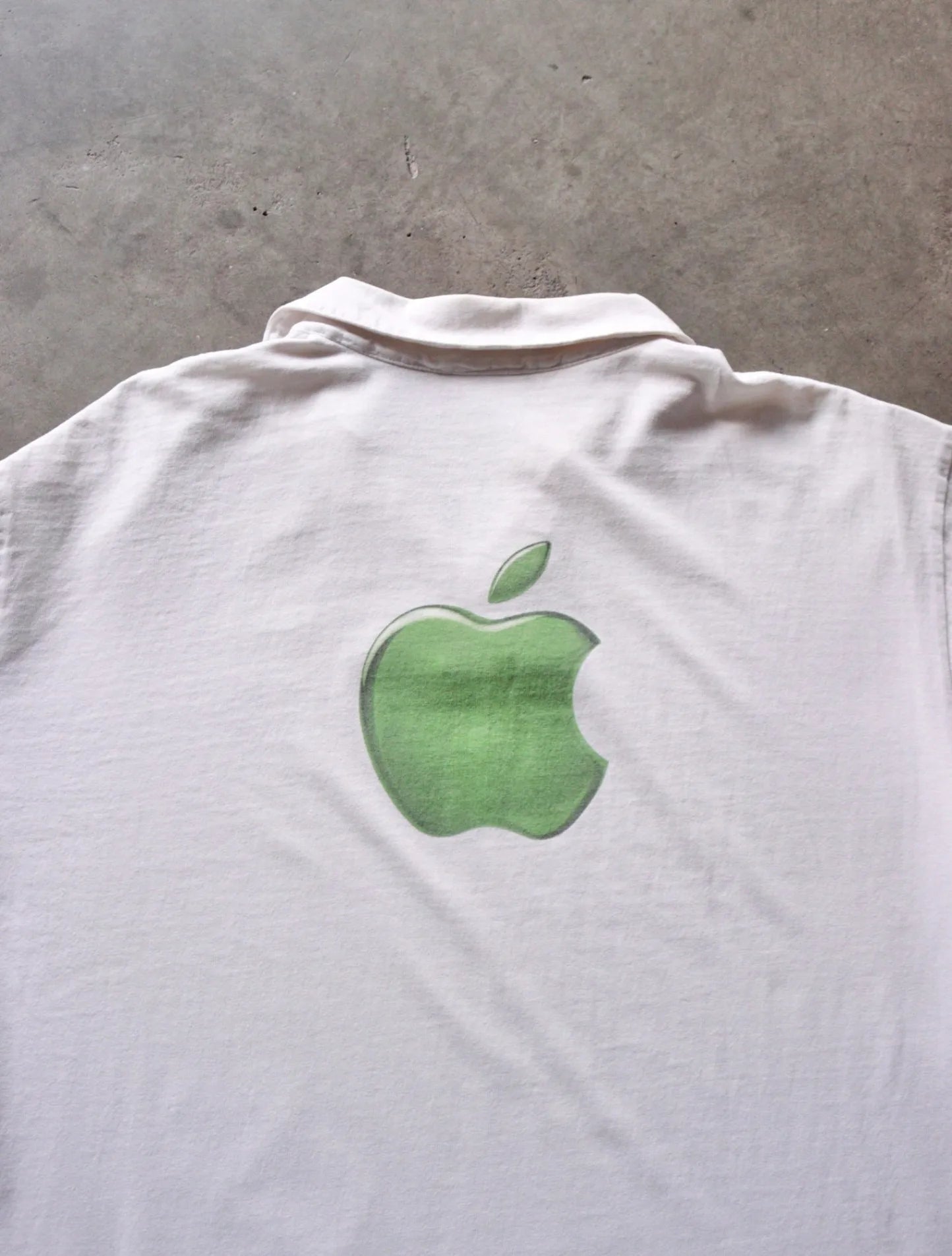 1990S APPLE COLLARED L/S TEE