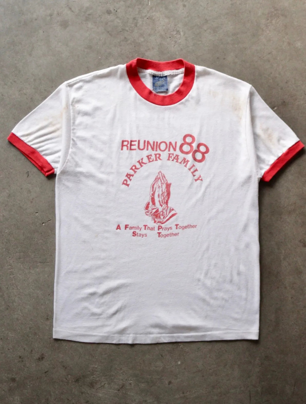 1980S FAMILY REUNION RINGER TEE