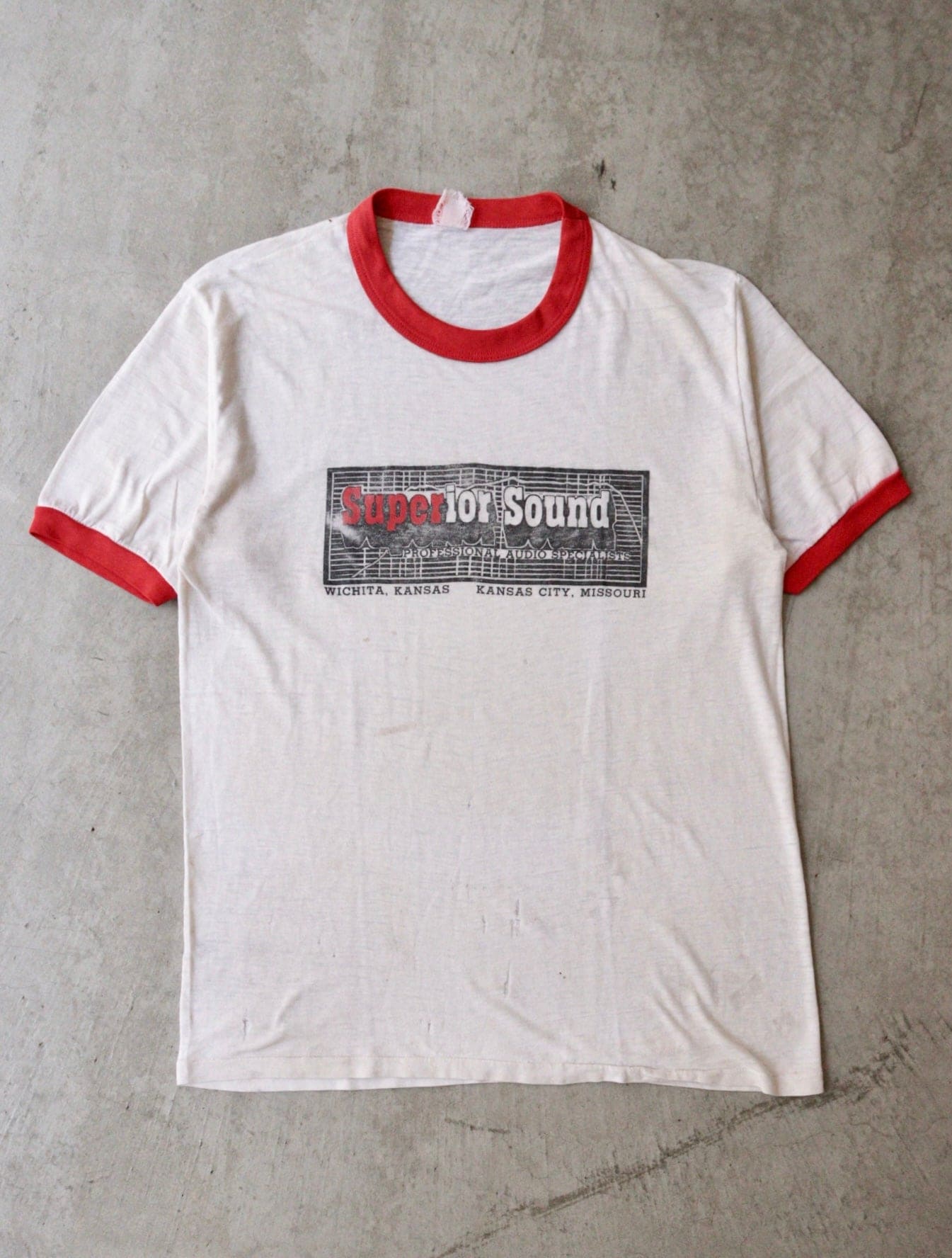 1980S SUPERIOR SOUND RINGER TEE