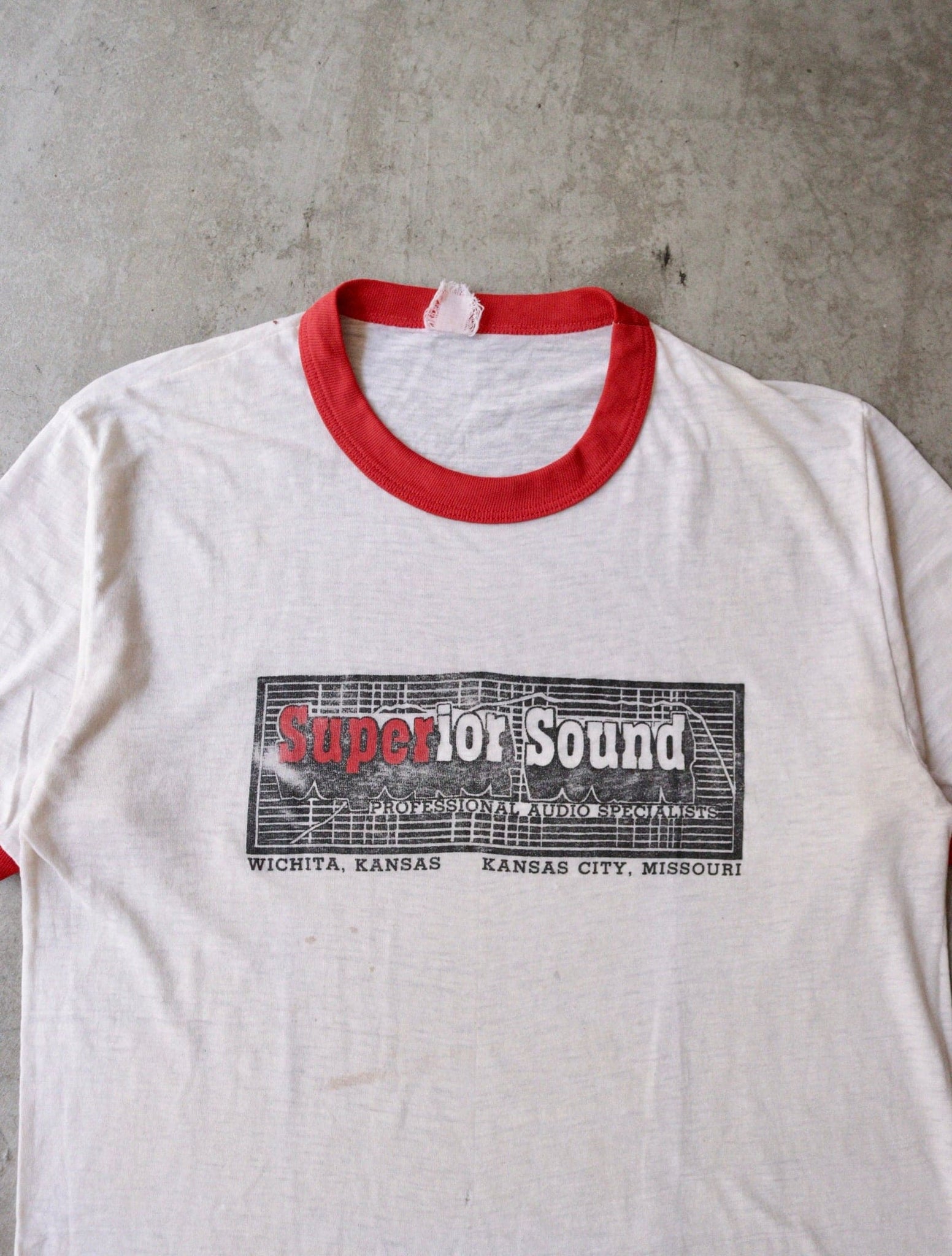 1980S SUPERIOR SOUND RINGER TEE