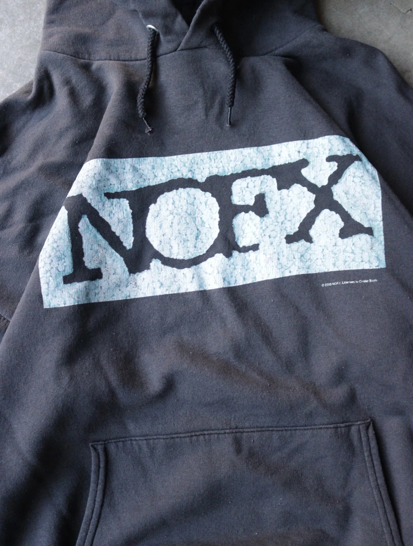 1990S NOFX BAND HOODED SWEATSHIRT