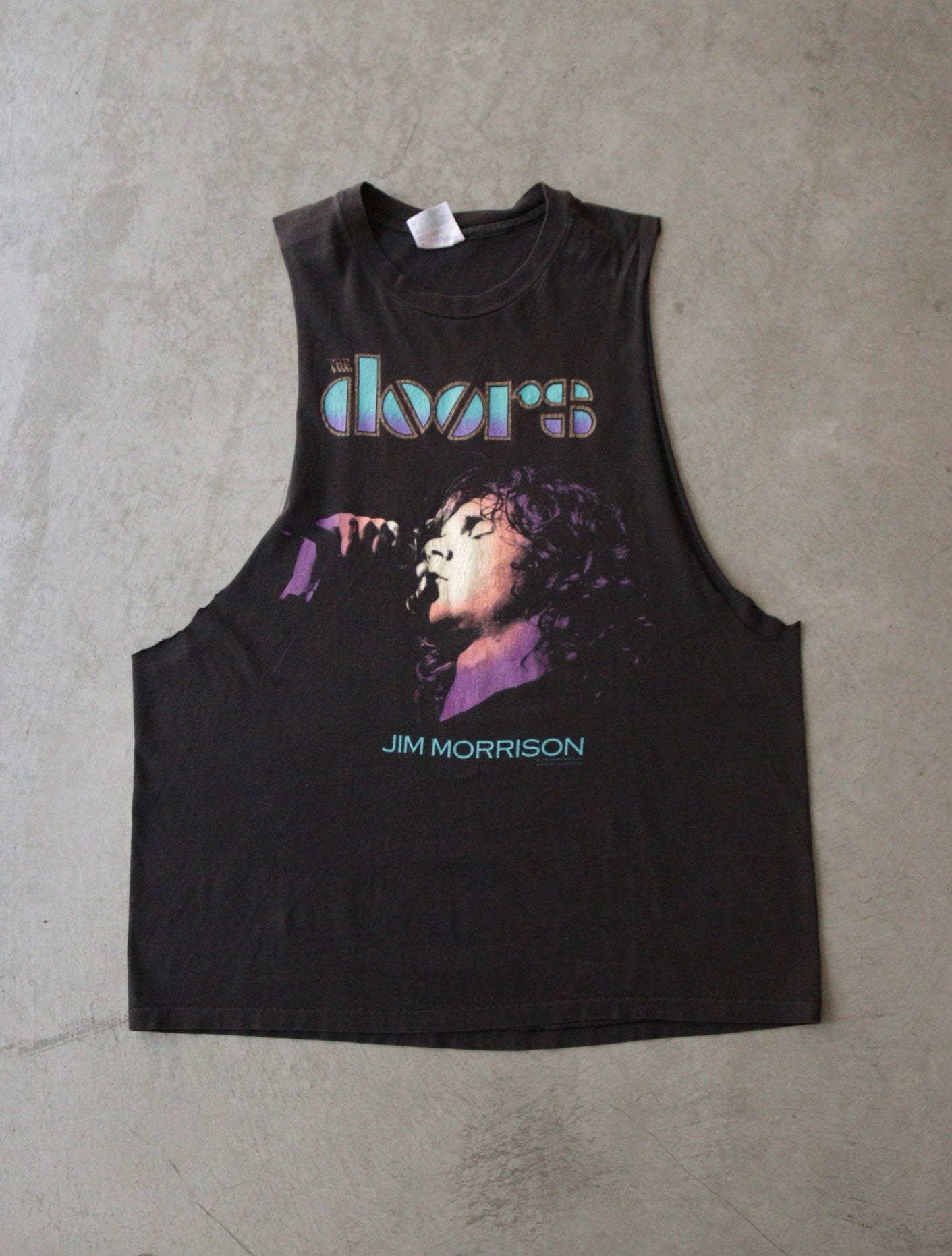 1990S THE DOORS DANCE ON FIRE BAND CHOPPED TANK TOP