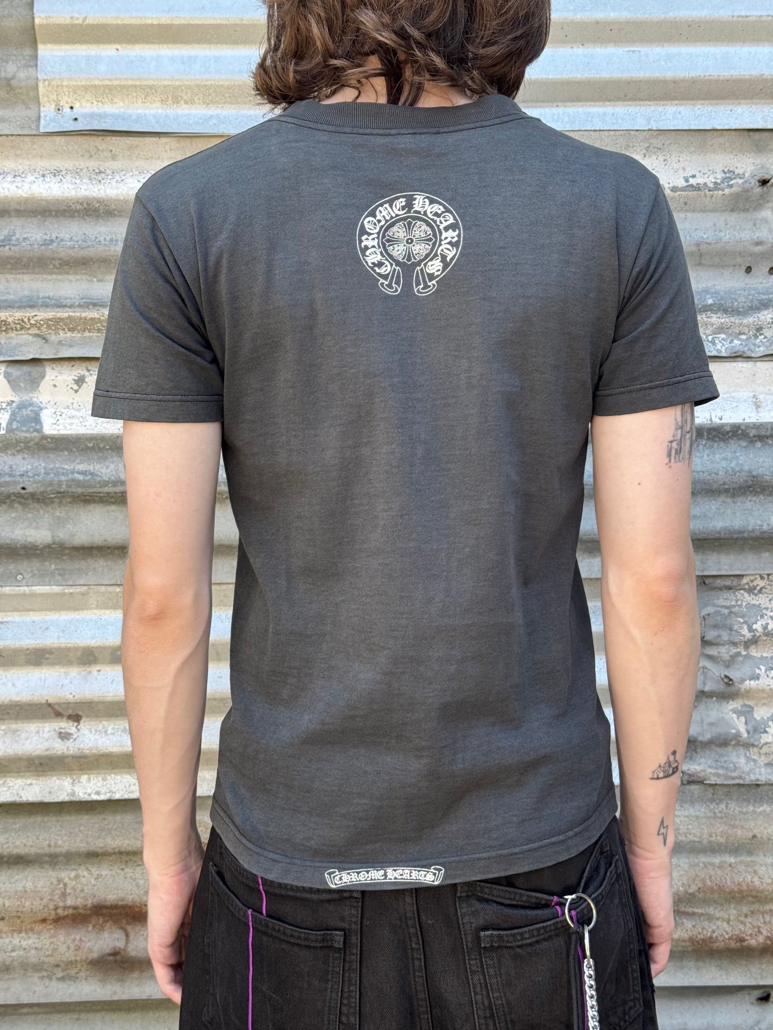 1990S CHROME HEARTS FADED DAGGER TEE