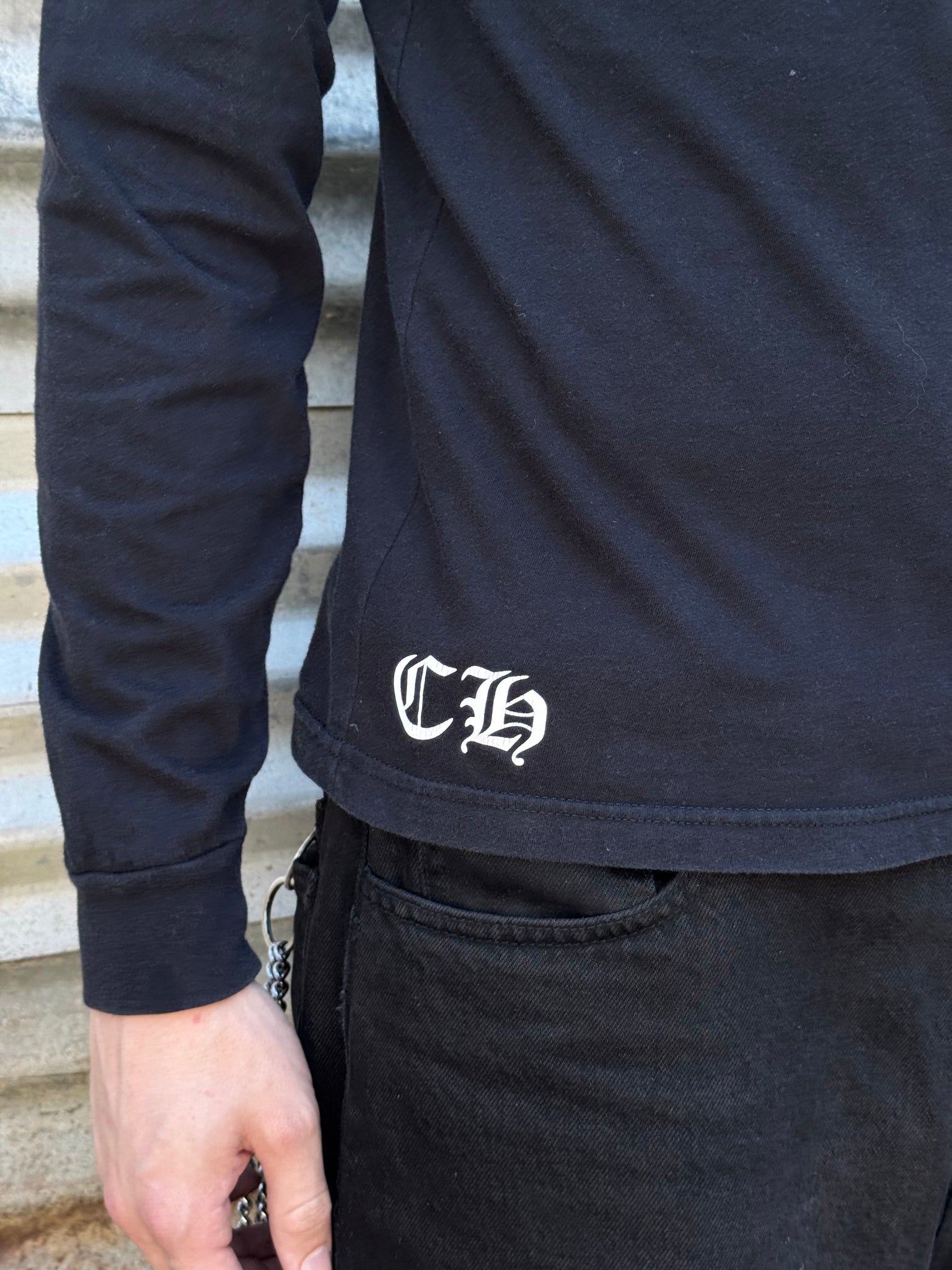 1990S CHROME HEARTS U.S.A L/S TEE – TWO FOLD 1990S CHROME HEARTS U.S.A L/S TEE – TWO FOLD