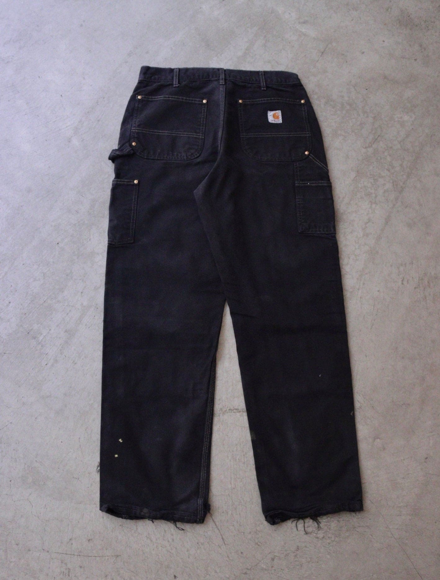 CARHARTT OVERDYED DOUBLE KNEE WORK PANTS