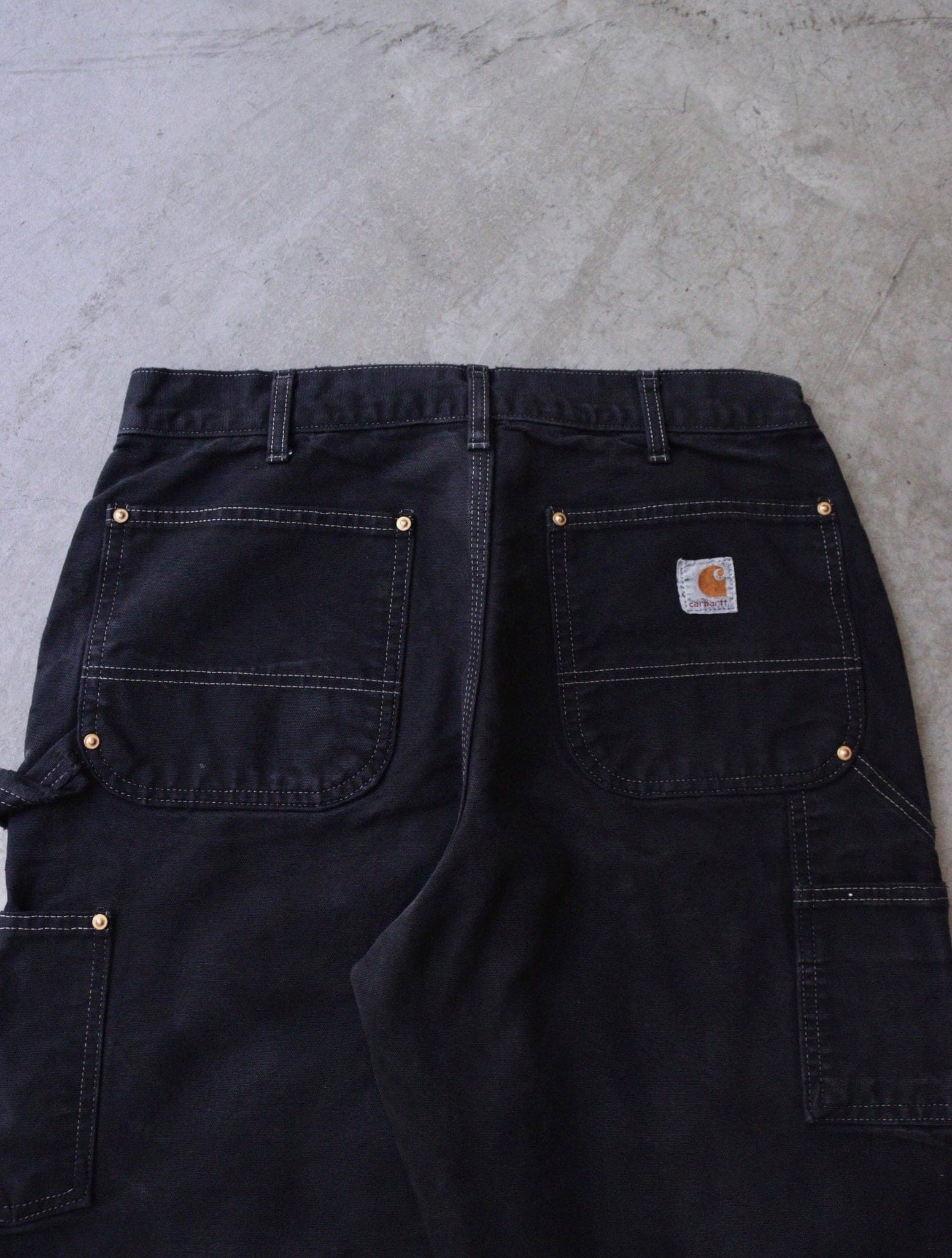 CARHARTT OVERDYED DOUBLE KNEE WORK PANTS