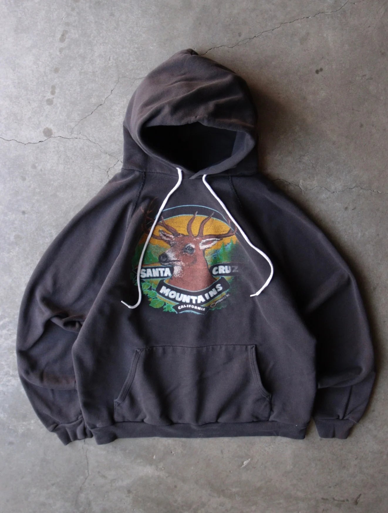 1980S SANTA CRUZ HOODED SWEATSHIRT