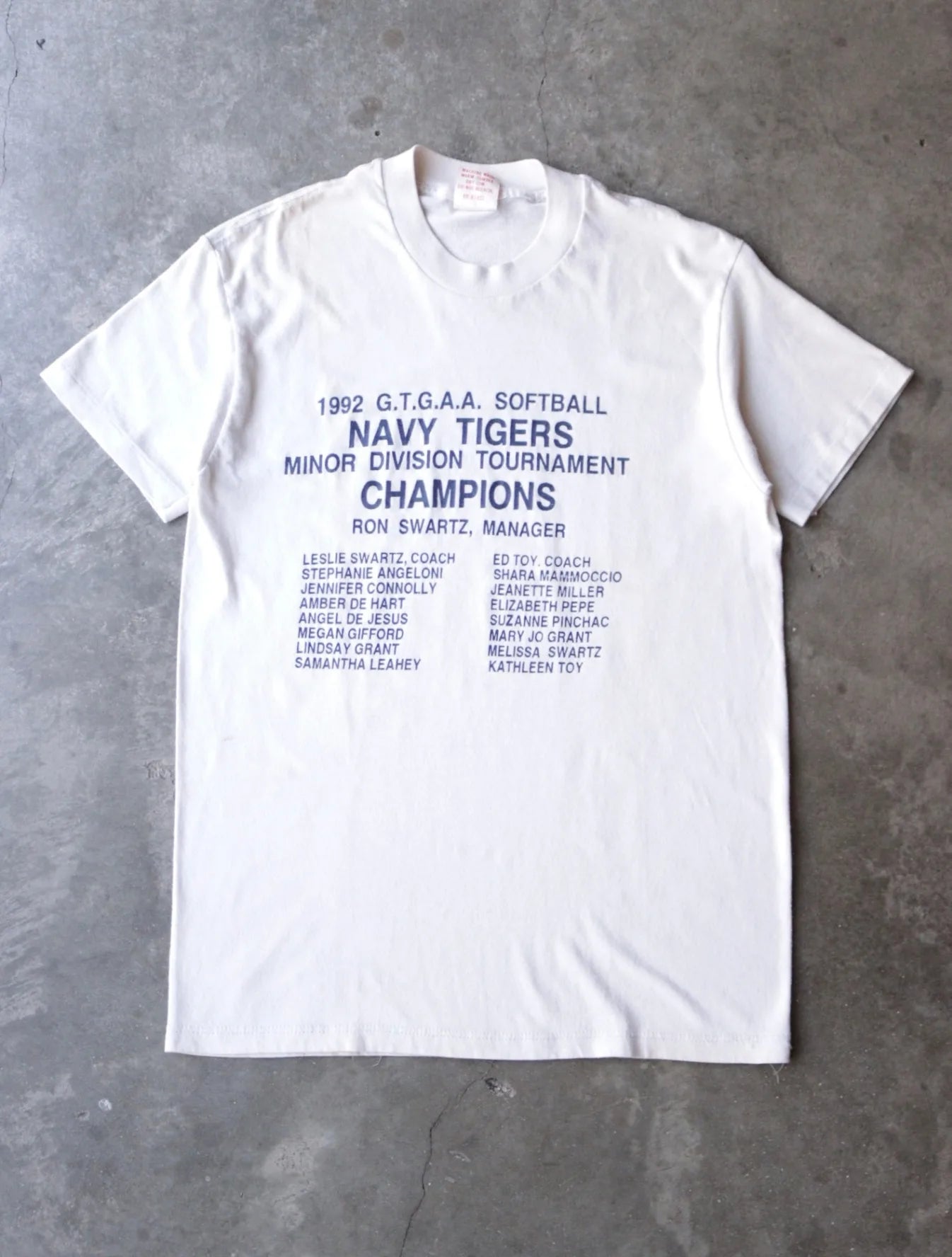1990S NAVY TIGERS TEE