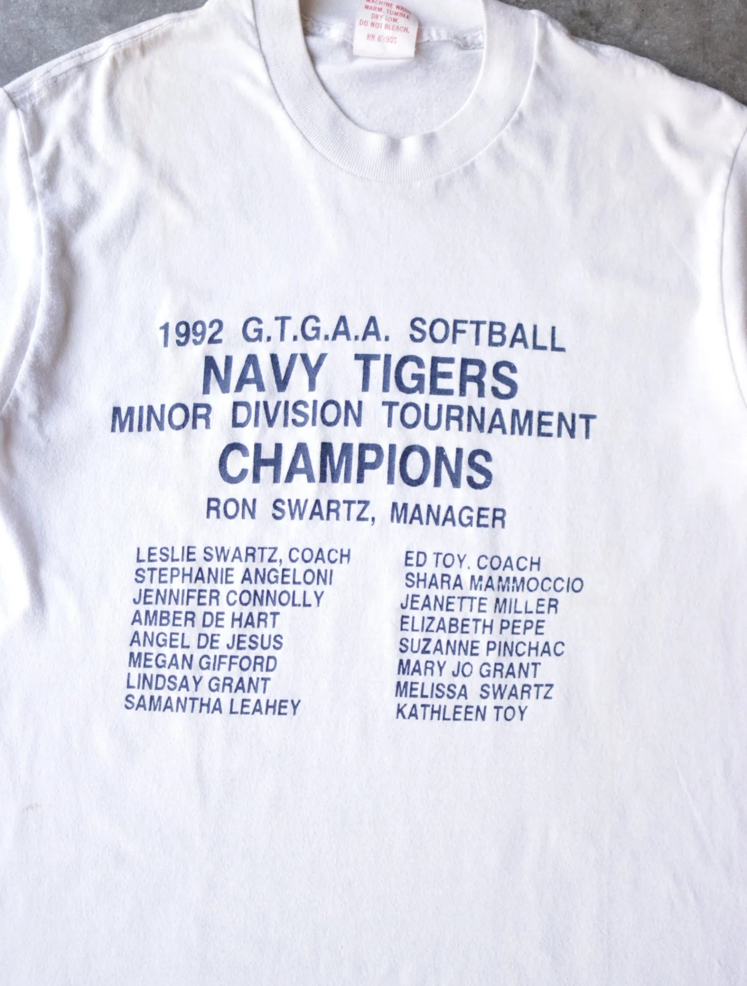 1990S NAVY TIGERS TEE