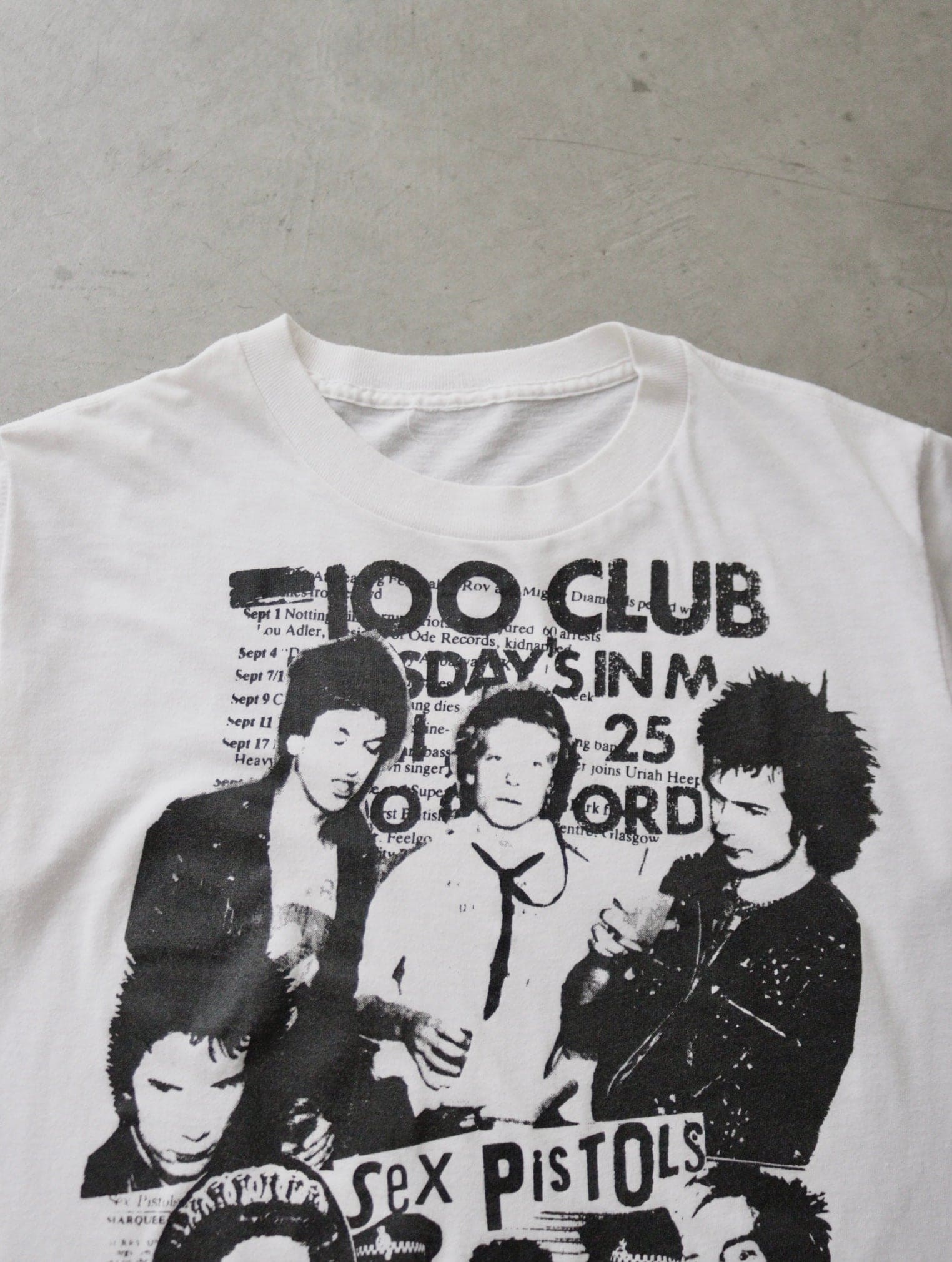 1980S 100 CLUB SEX PISTOLS TEE