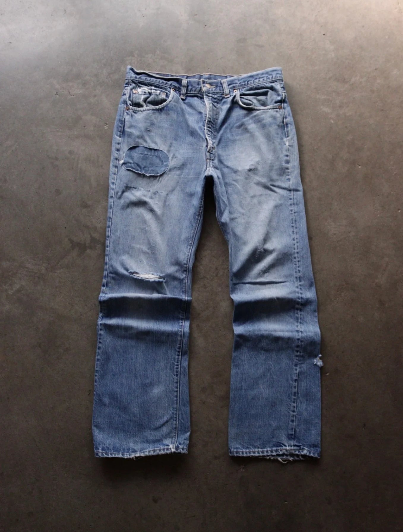 1970S PATCHWORK 517 DENIM PANTS