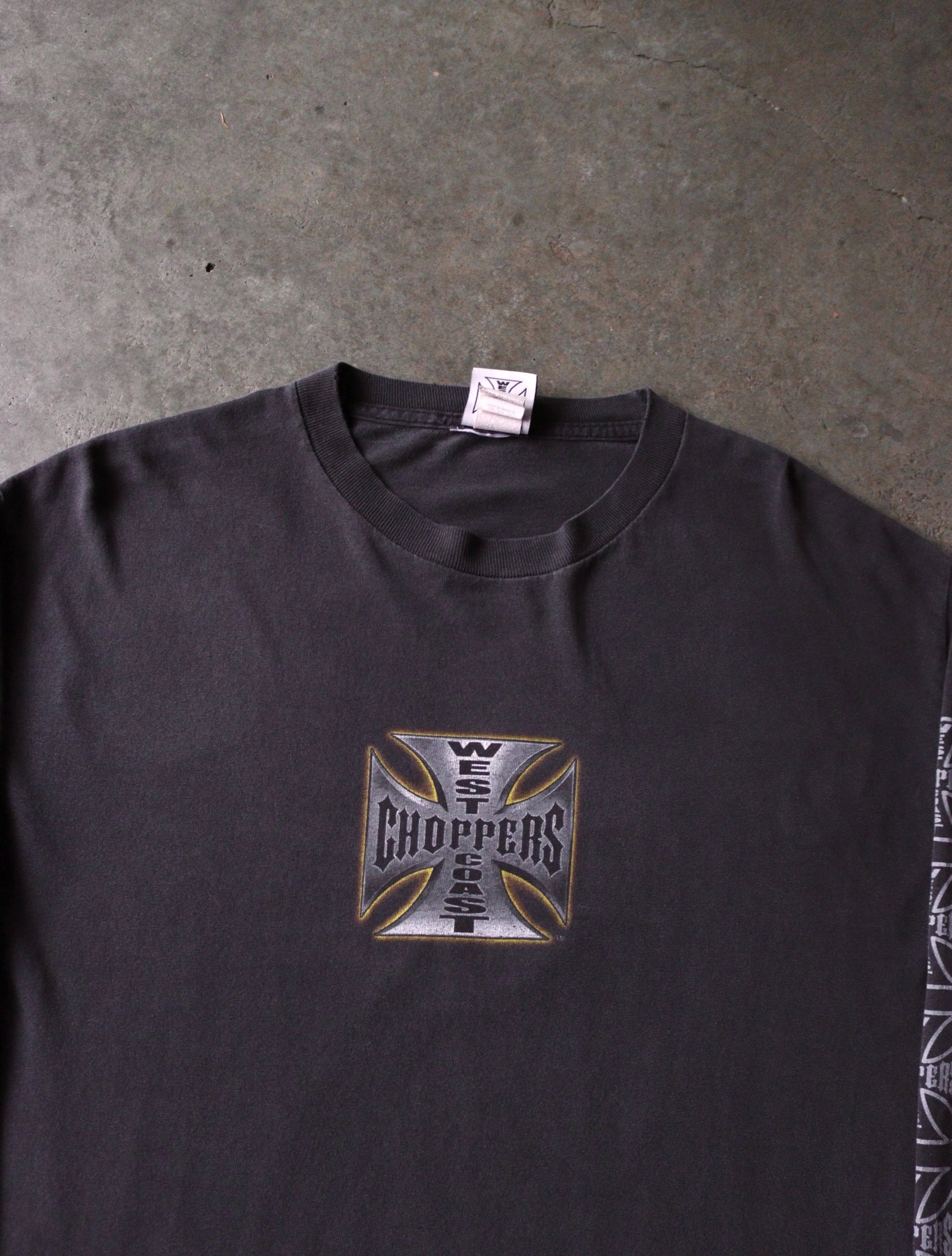 2000S FADED WEST COAST CHOPPERS L/S TEE
