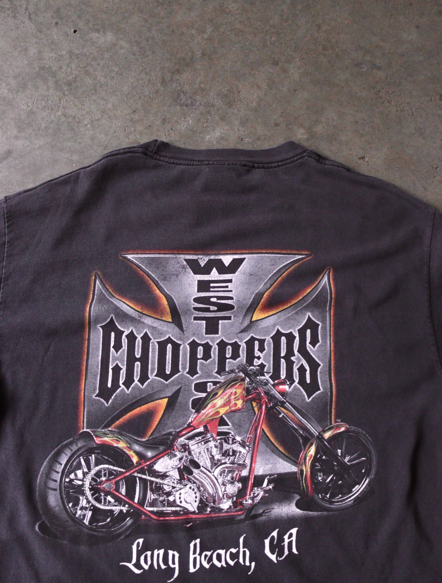 2000S FADED WEST COAST CHOPPERS L/S TEE