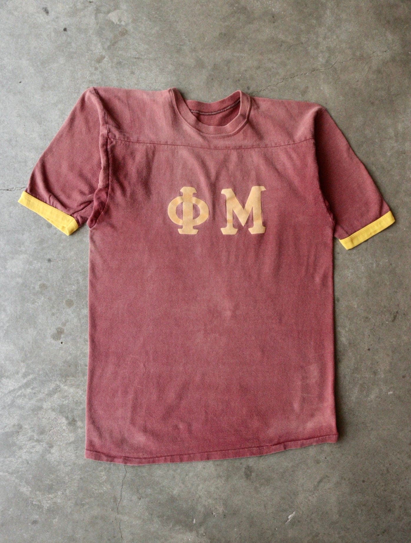 1970S COLLEGIATE 'COOKIE'  FADED JERSEY