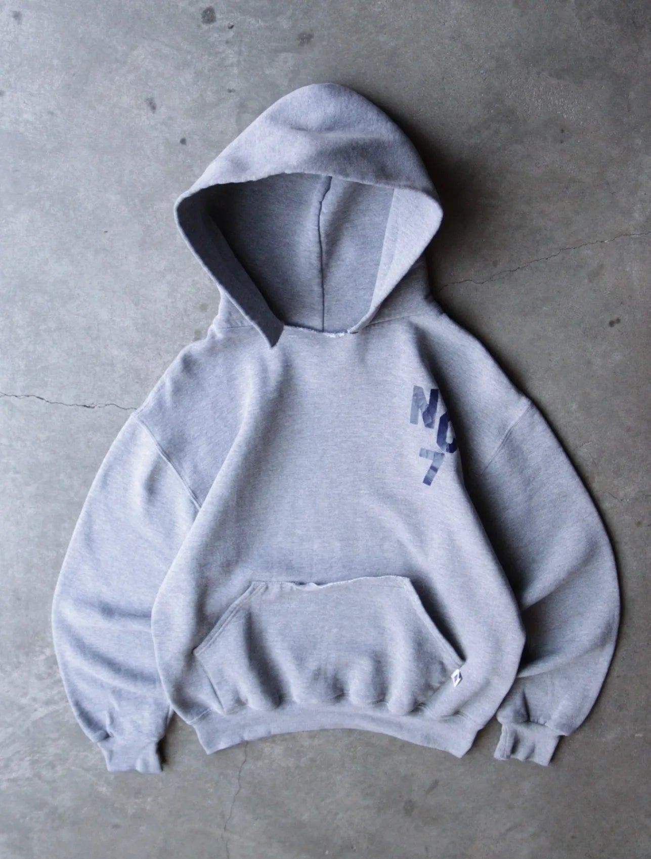 1990S NC7 RUSSELL HOODED SWEATSHIT