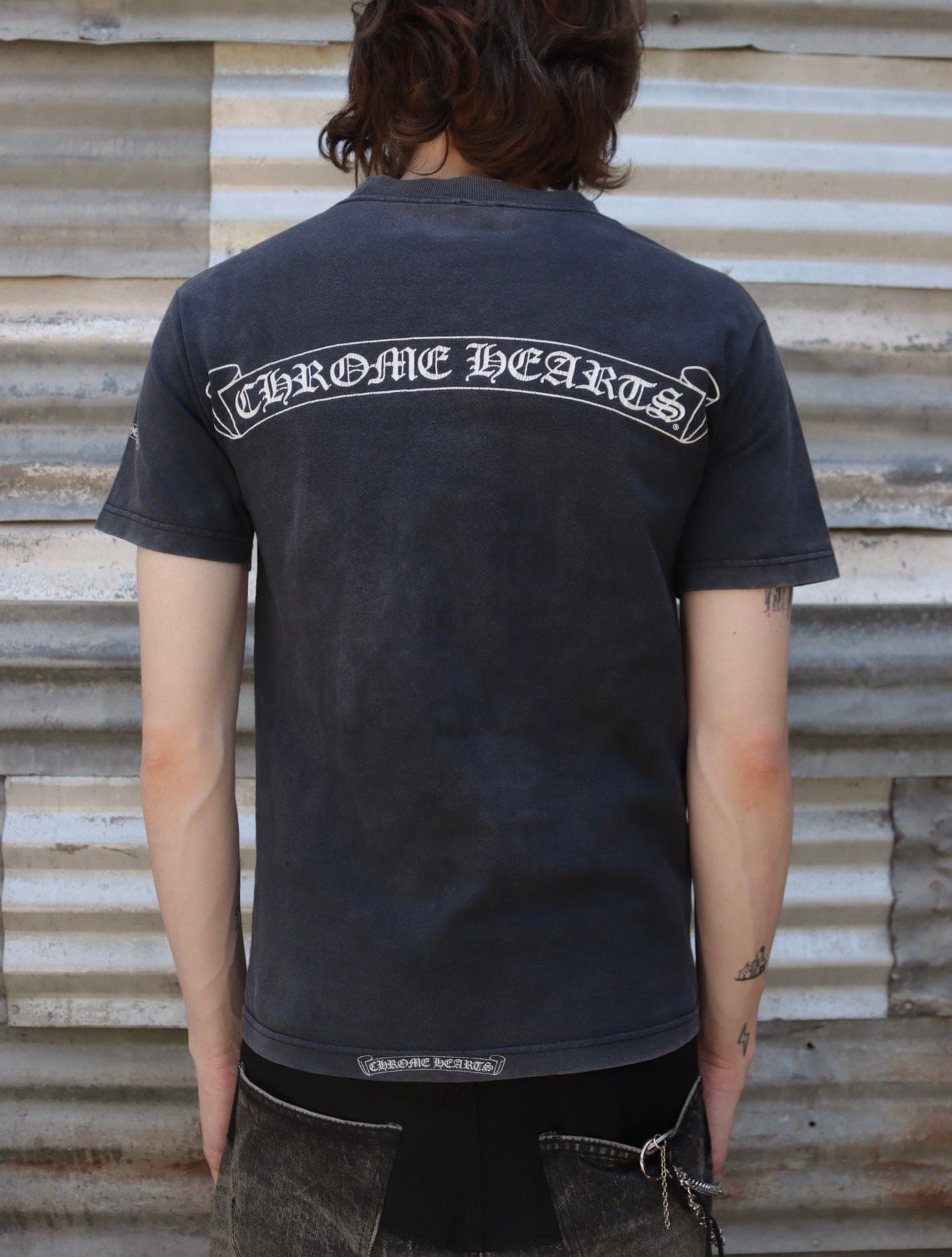 1990S CHROME HEARTS FADED DAGGER TEE