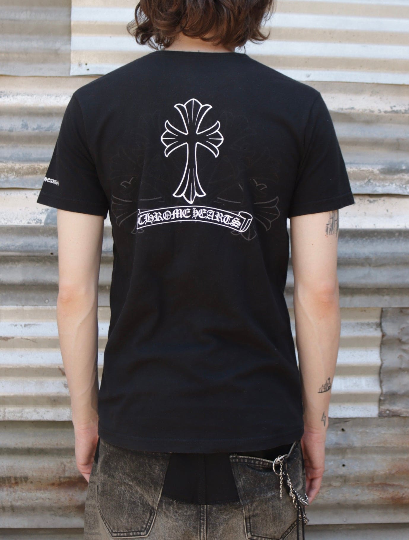 2000S CHROME HEARTS CROSS TEE