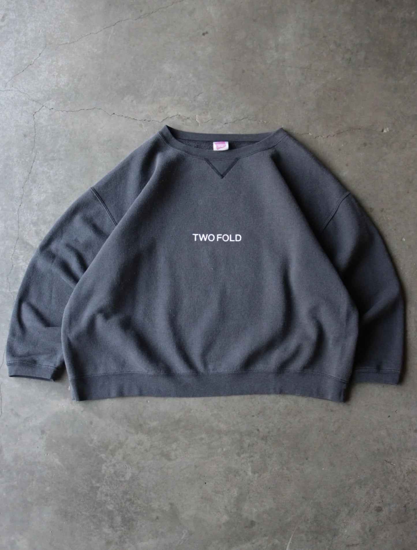 1990S FADED TWOFOLD BOXY SWEATSHIRT