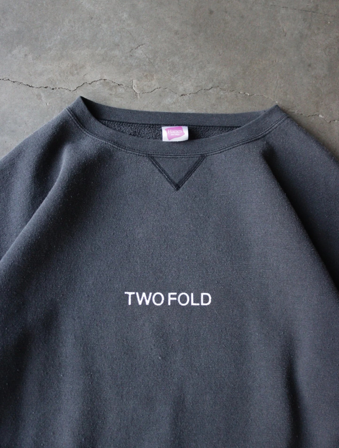 1990S FADED TWOFOLD BOXY SWEATSHIRT