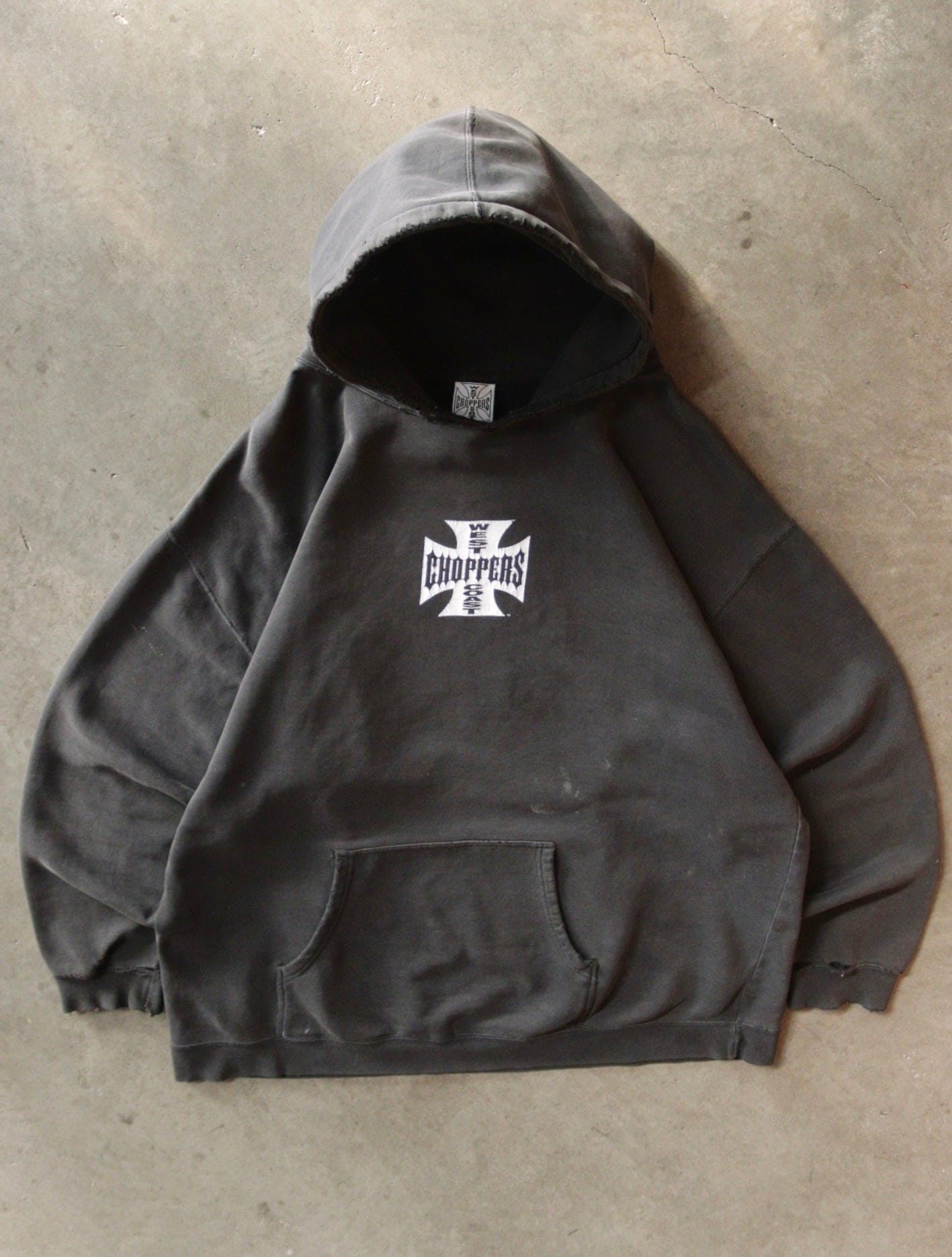 2000S WEST COAST CHOPPERS OVERSIZED HOODED SWEATSHIRT