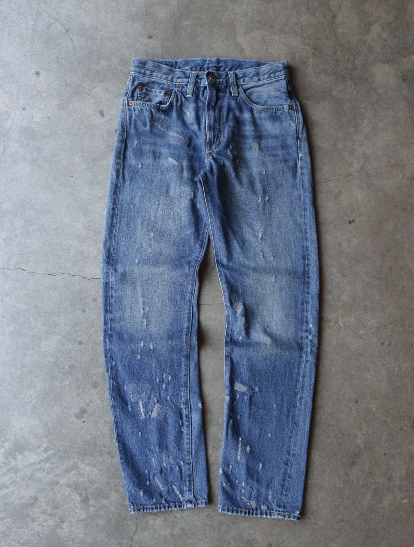 2000S LEVIS LVC REPAIRED DENIM PANTS