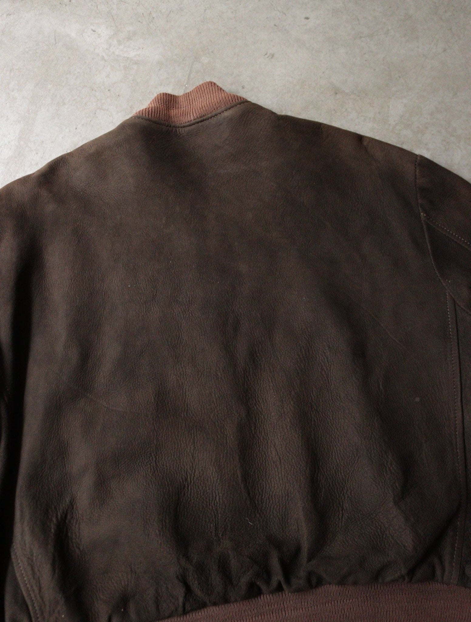 1950S CRINKLED SUEDE LEATHER JACKET