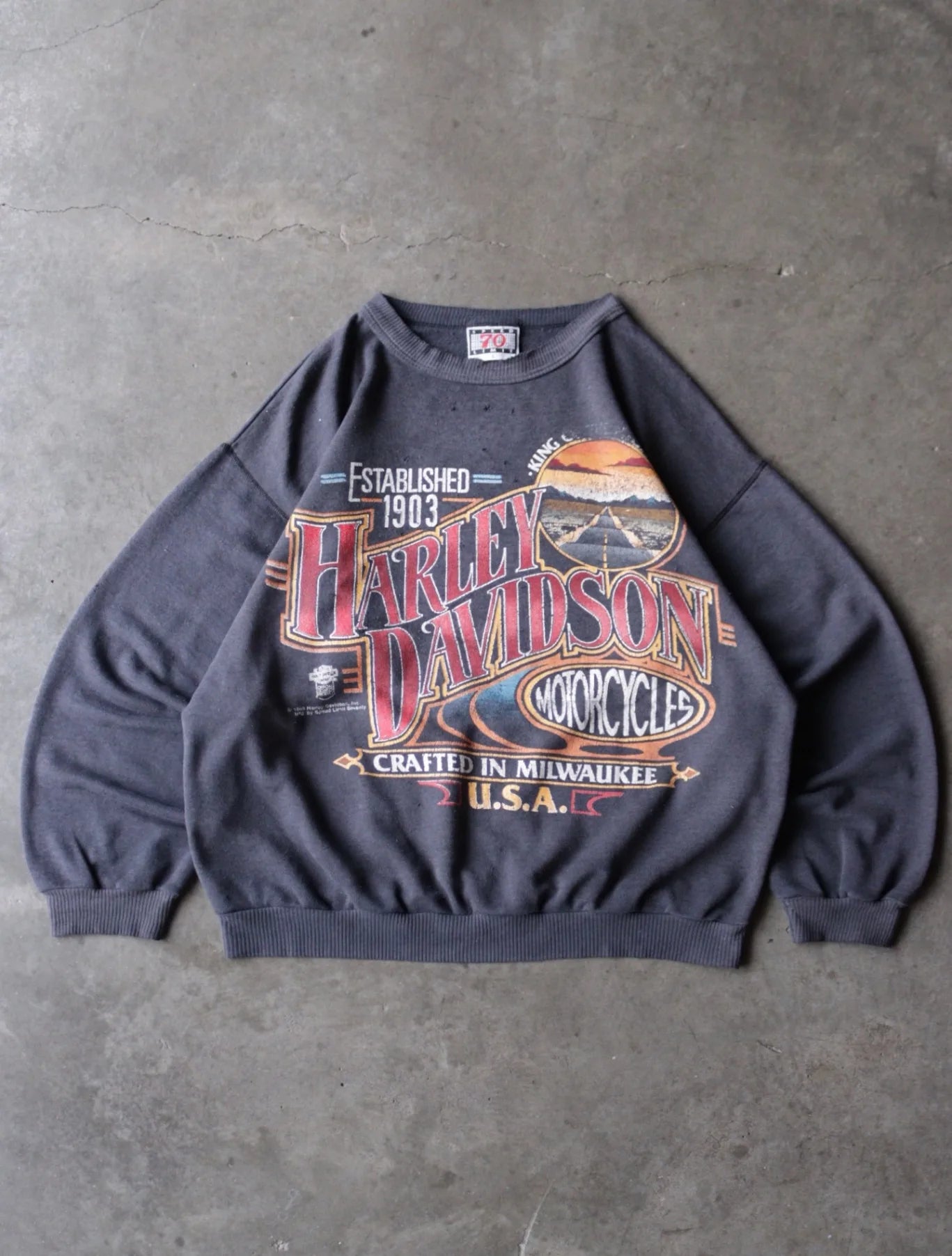 1990S HARLEY DAVIDSON SWEATSHIRT